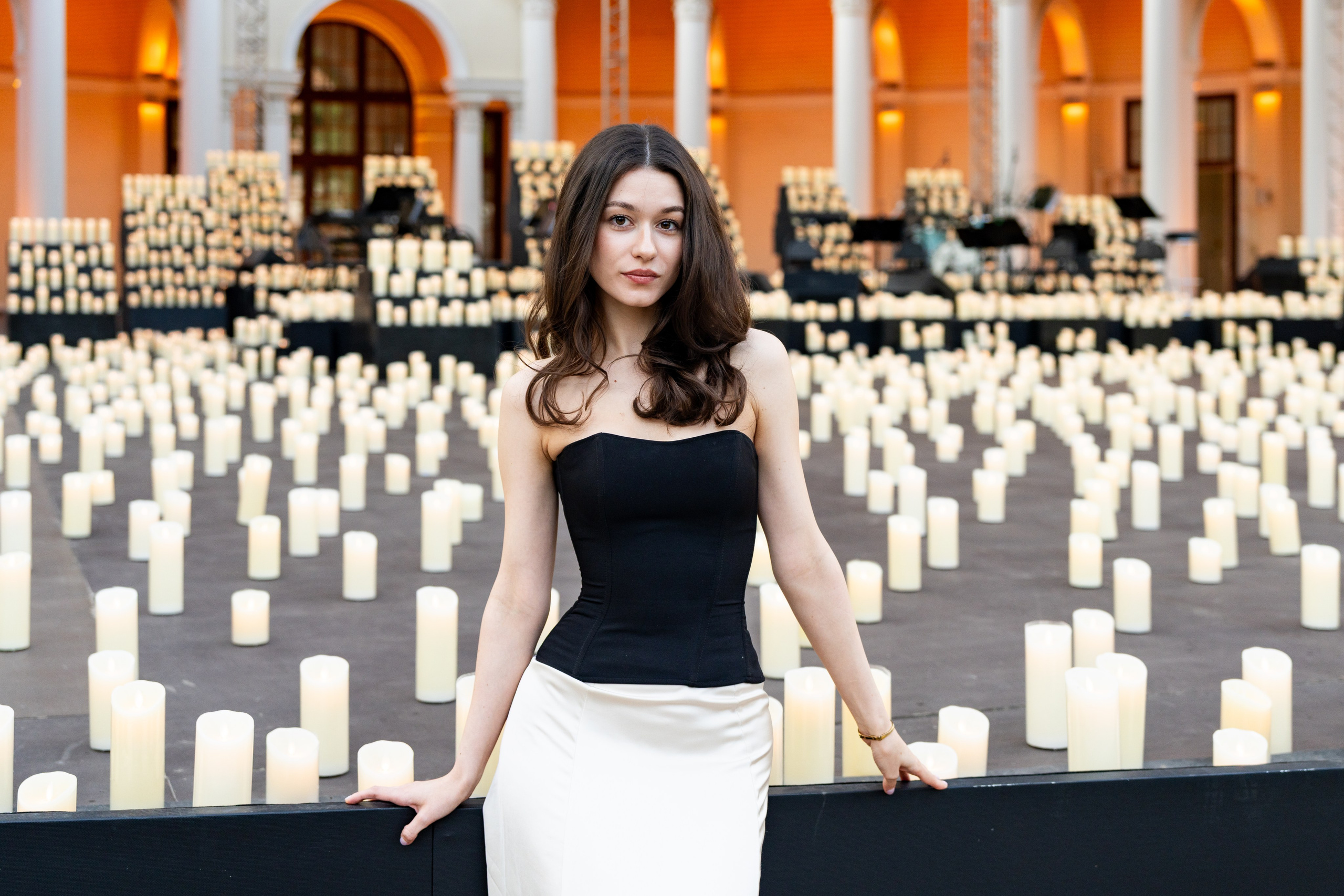 Симфонический оркестр Lumisfera при свечах. Фотограф Никита Комаров