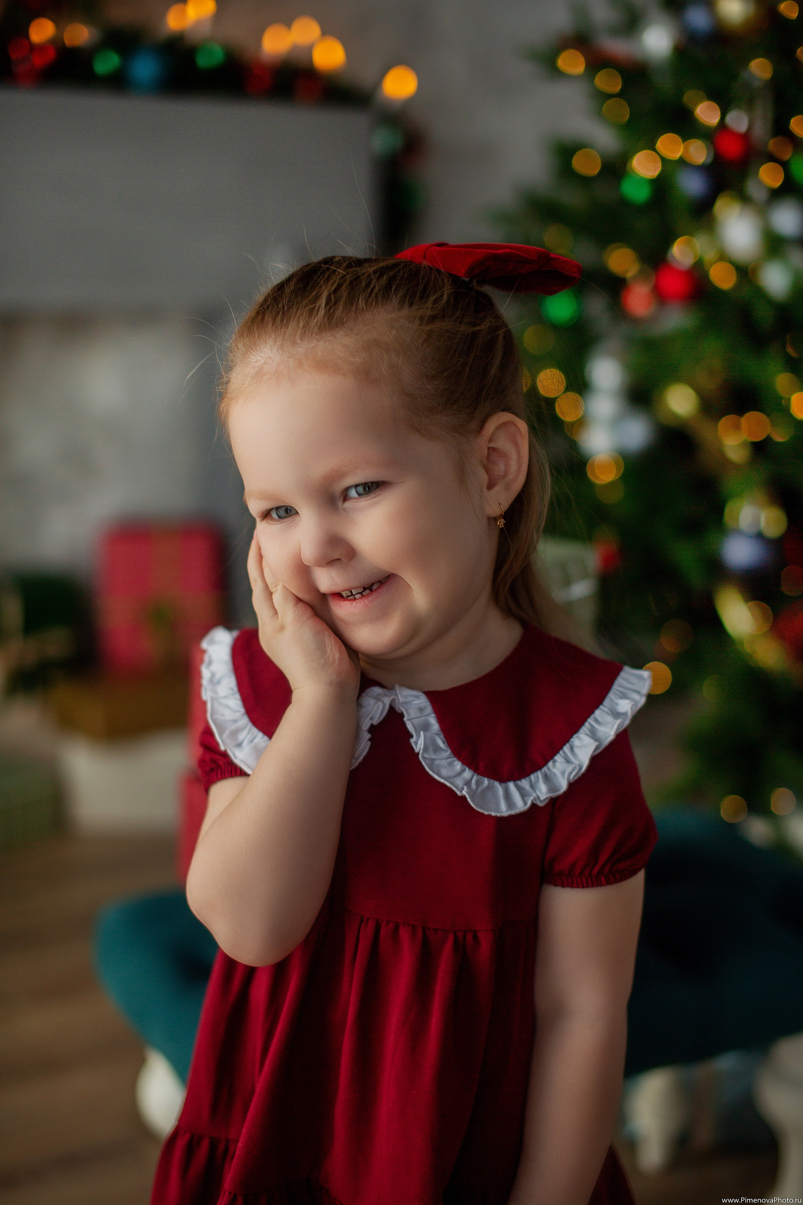 Новогодняя сказка Есении, 2024. Семейный и детский фотограф в Петрозаводске