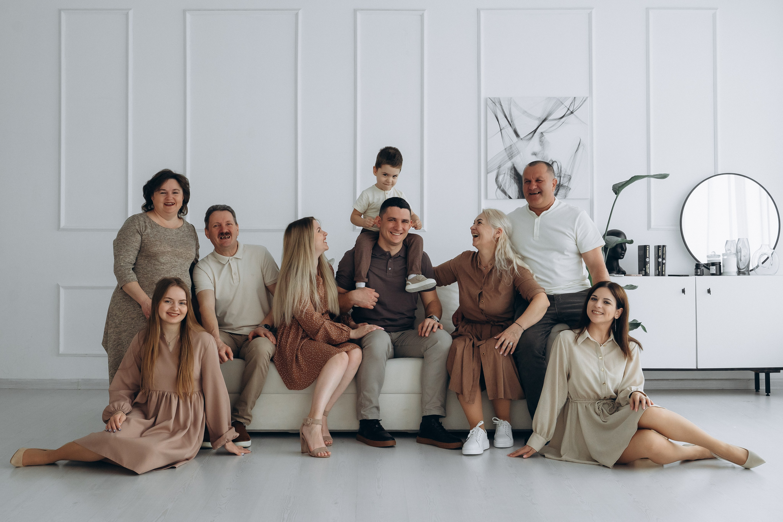 Фотосессия большой семьи. Семейный фотограф в Минске Дарья Дреко