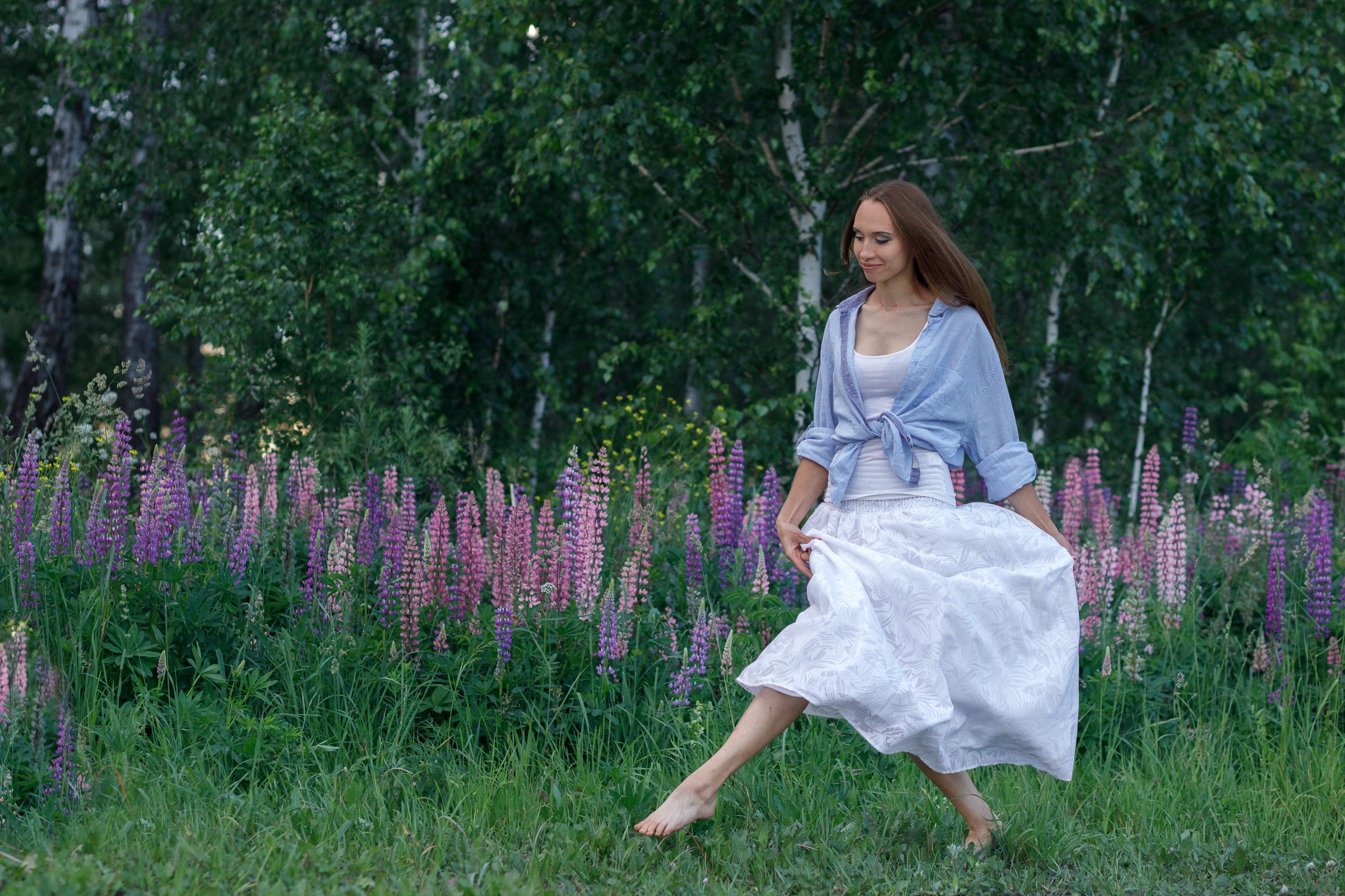 У всех должны быть фото с люпинами. Фотограф в Новосибирске