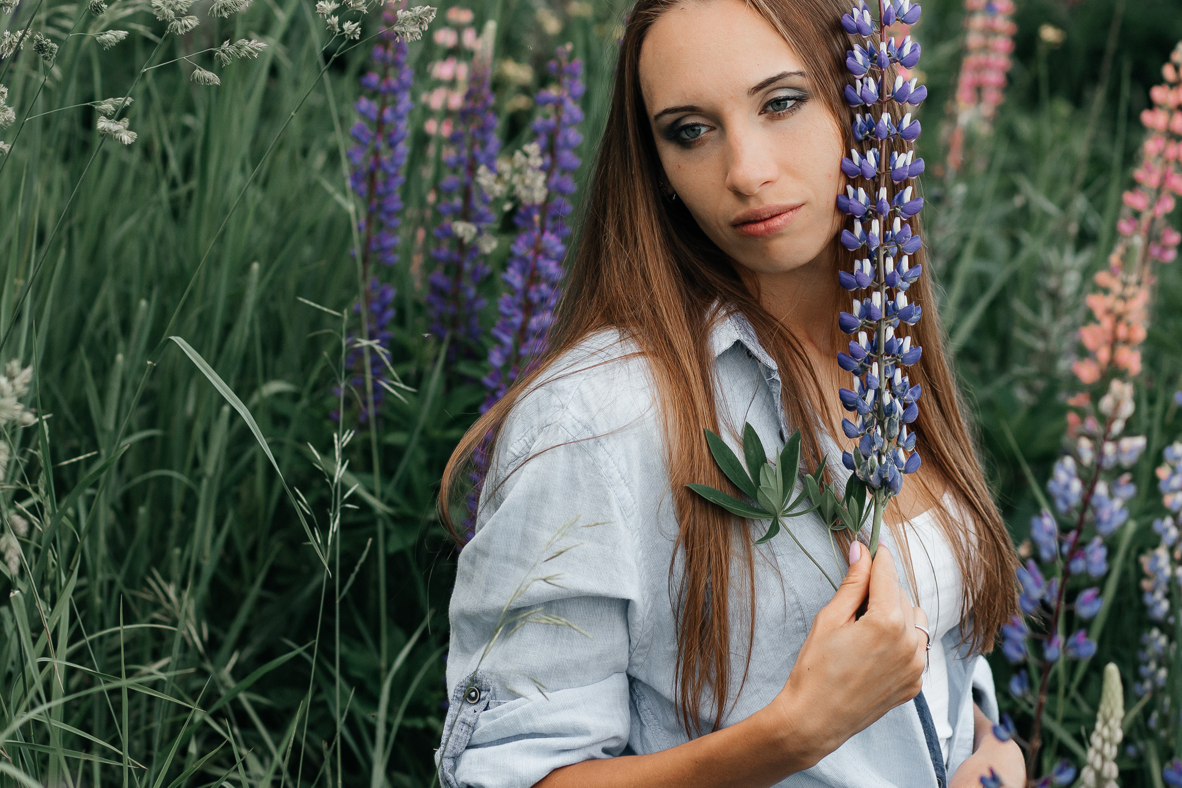 У всех должны быть фото с люпинами. Фотограф в Новосибирске