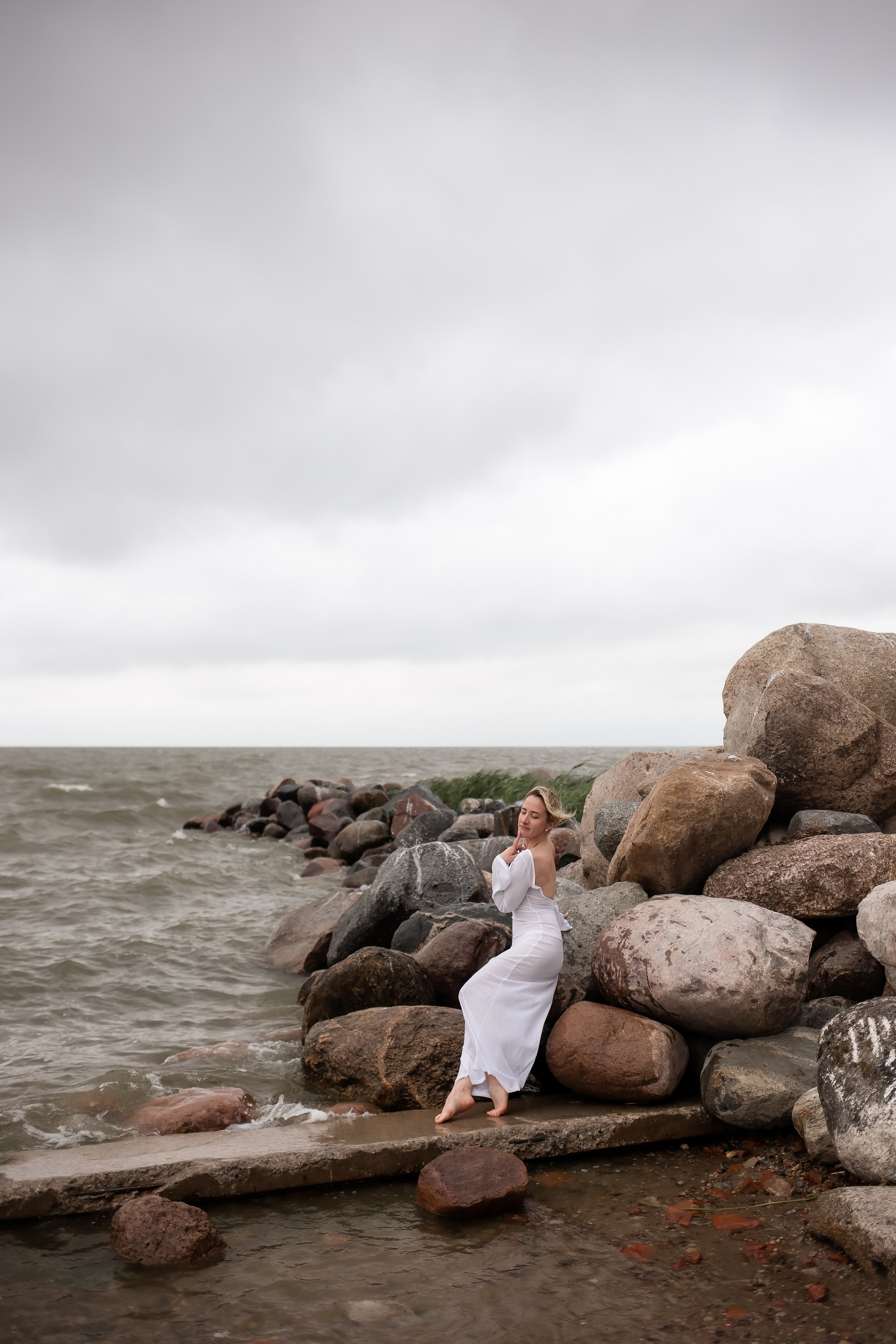 Катя. Маяк в Заливино. Фотограф в Калининграде Решетникова Алина