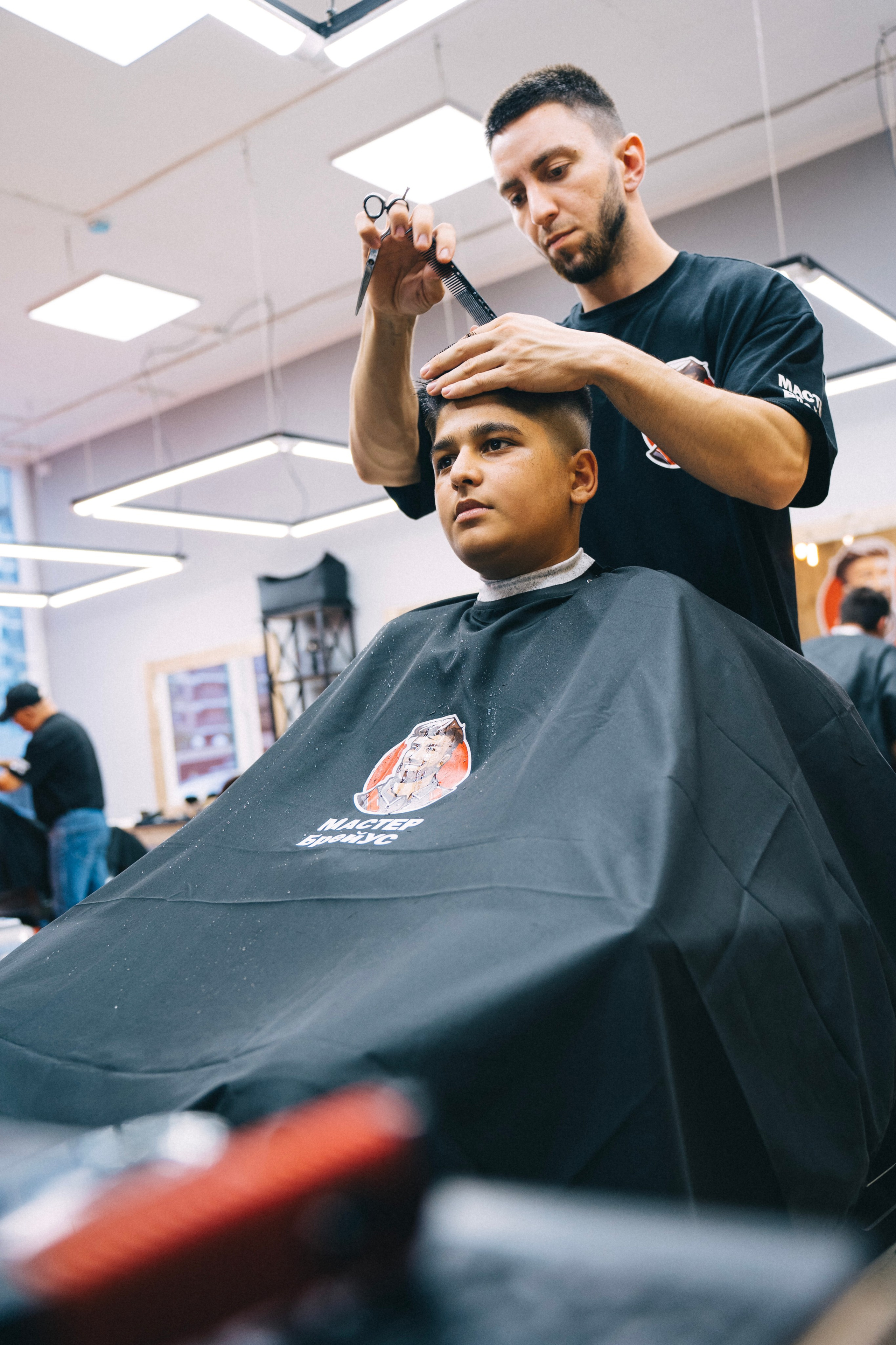 Барбершоп (открытие). Беккер Таня