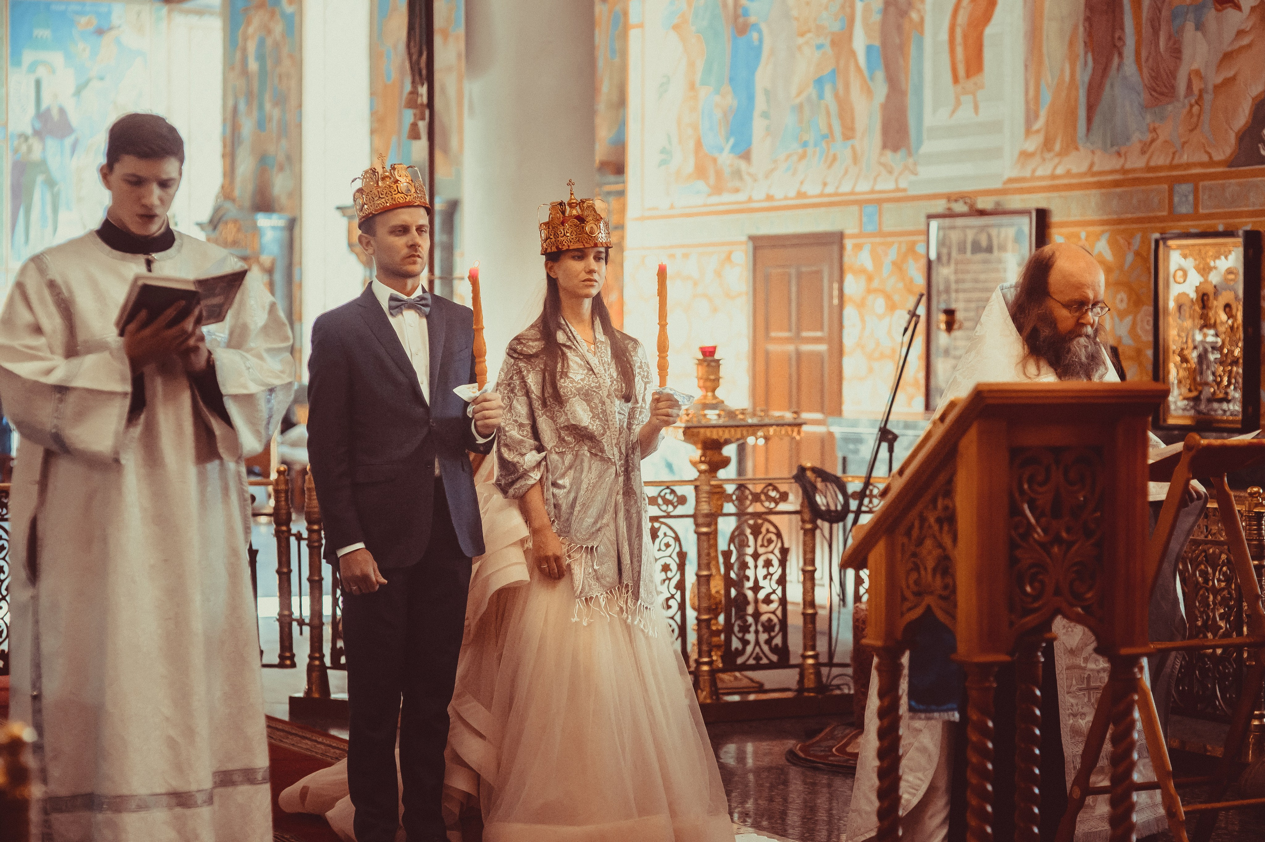 Съемка венчания в Москве. Фотосессия таинства в церкви