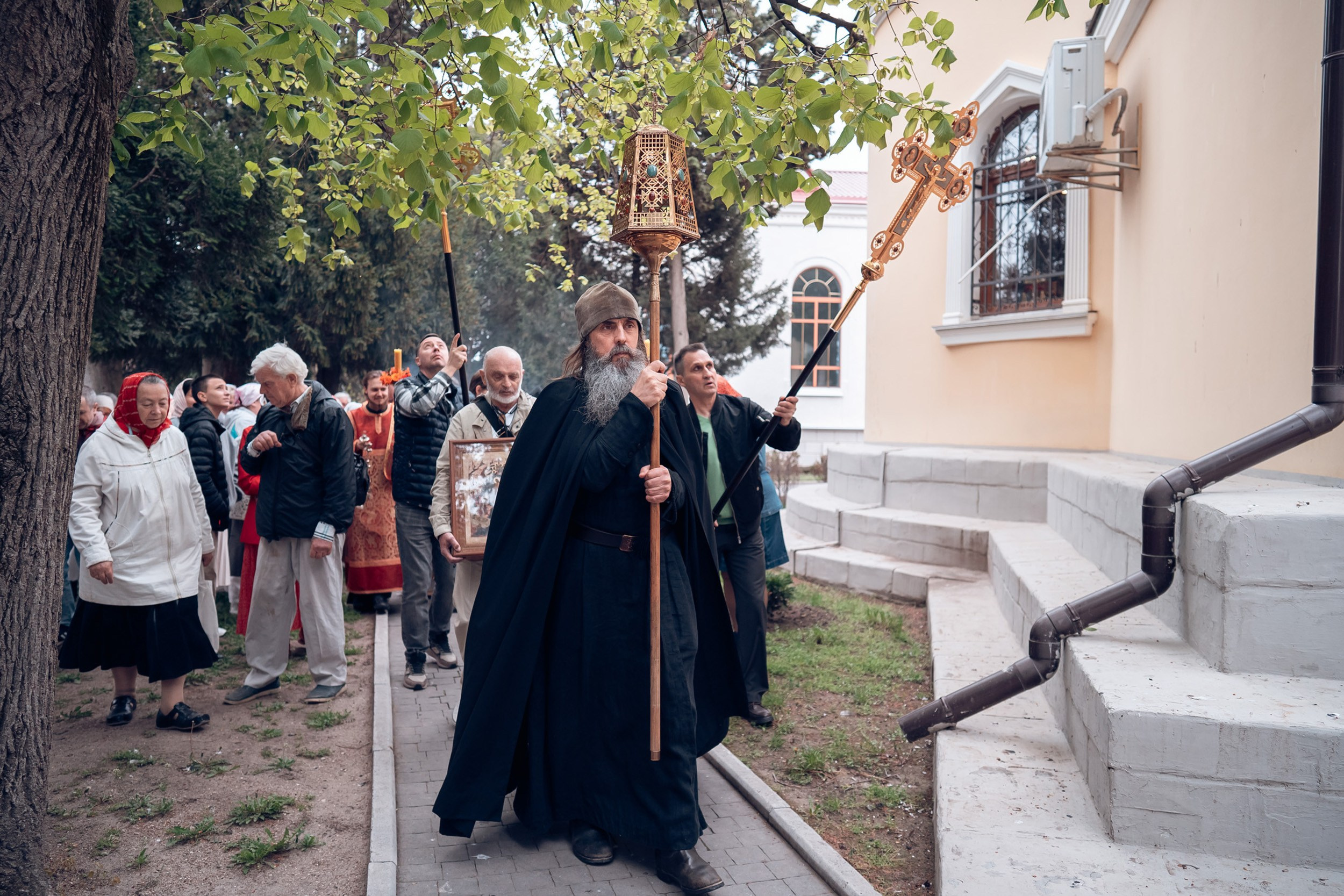Богослужение на Светлой седмице в Херсонесском монастыре г. Севастополь. Церковный фотограф Севастополь