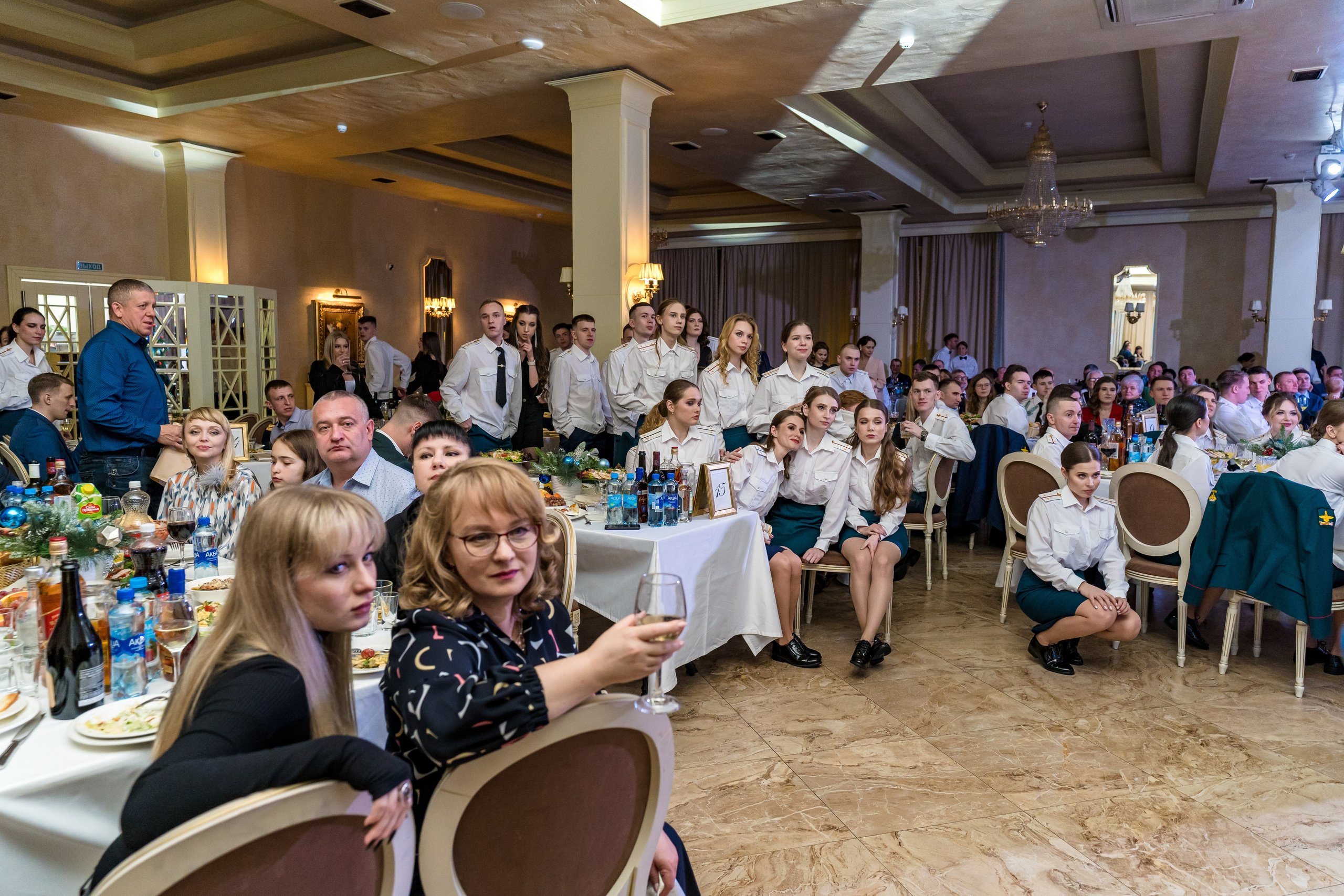 Фотосъемка выпуска военной академии и вручение дипломов