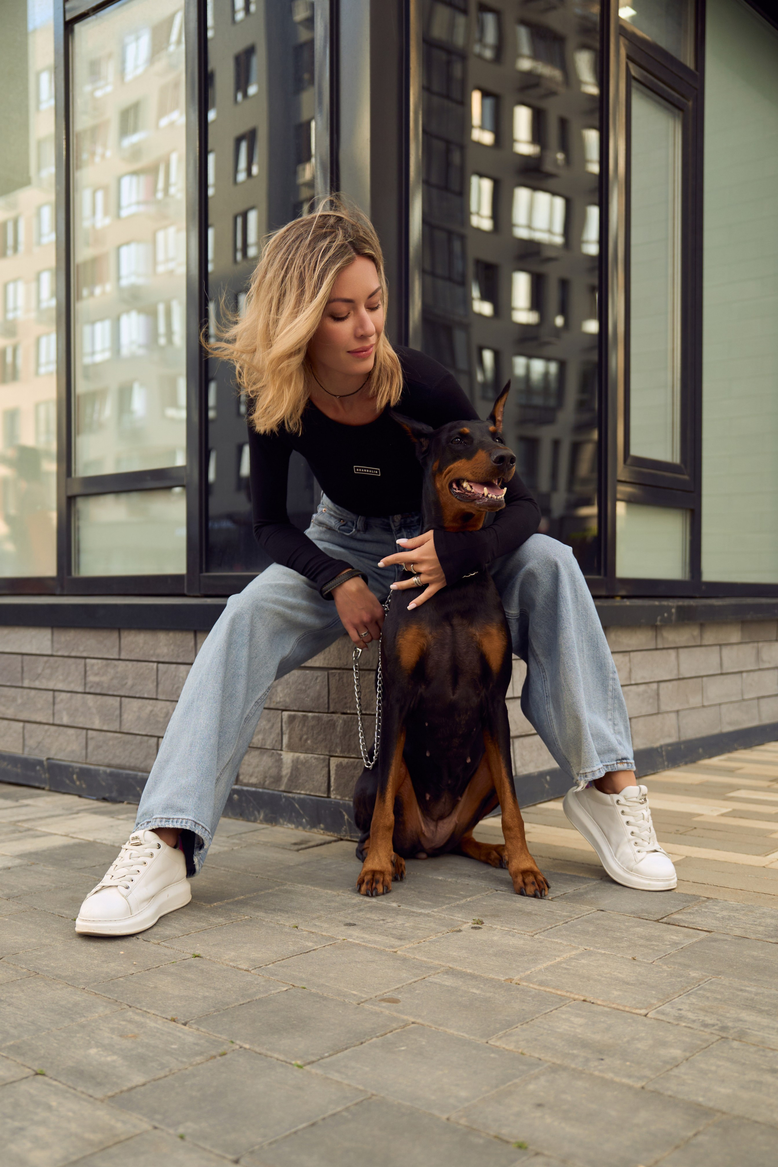 Фотосессия с доберманом. Фотограф