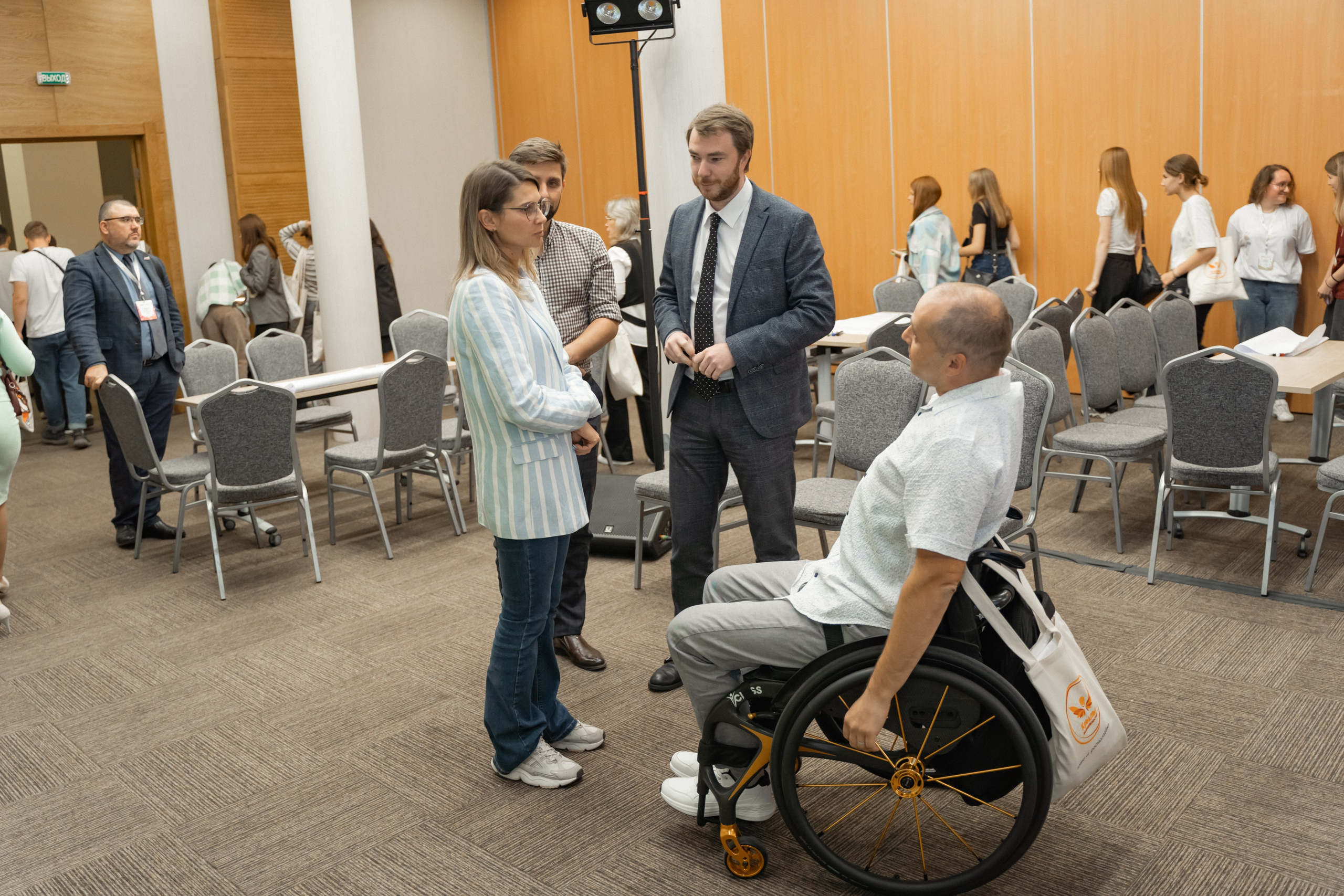 Окружная платформа Всероссийского инклюзивного проекта «Крылья возможностей» 2024. Фотограф Надежда Погребняк | Рязань | Москва