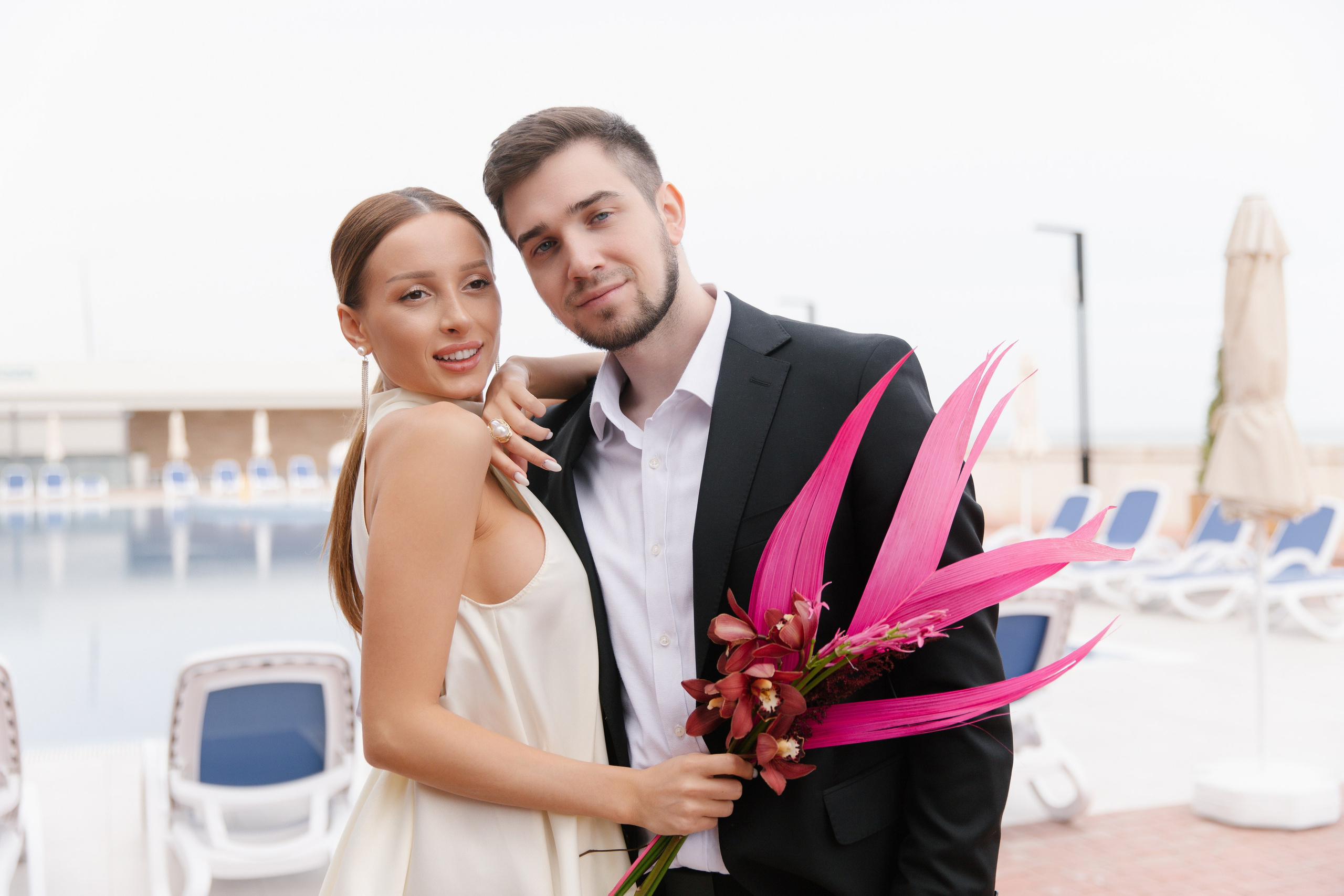 Совместные сборы в отеле. Свадебный фотограф Полина Панина