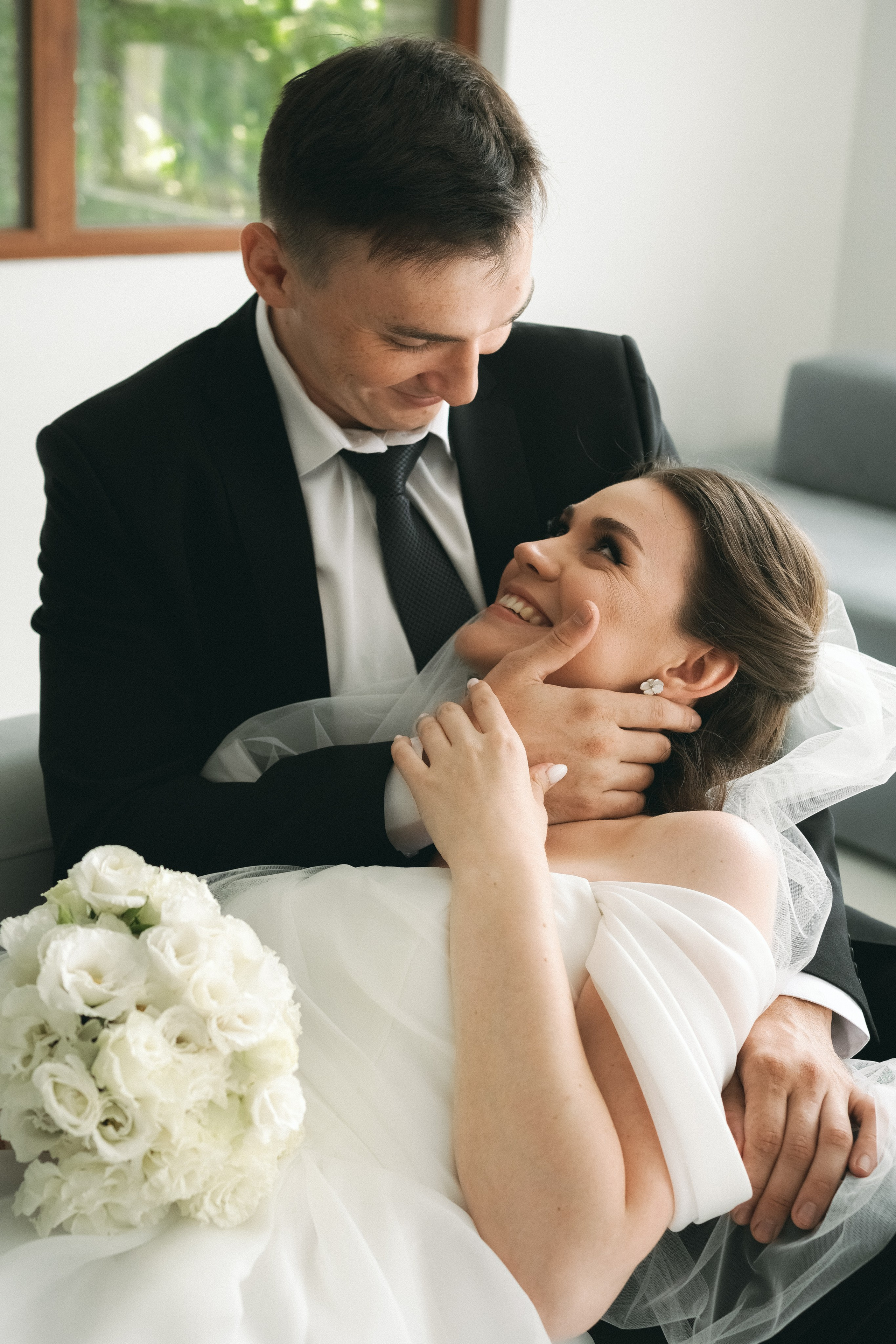 Свадебная история в студии. Свадебный и семейный фотограф Афанасьева Анна в Кисловодске