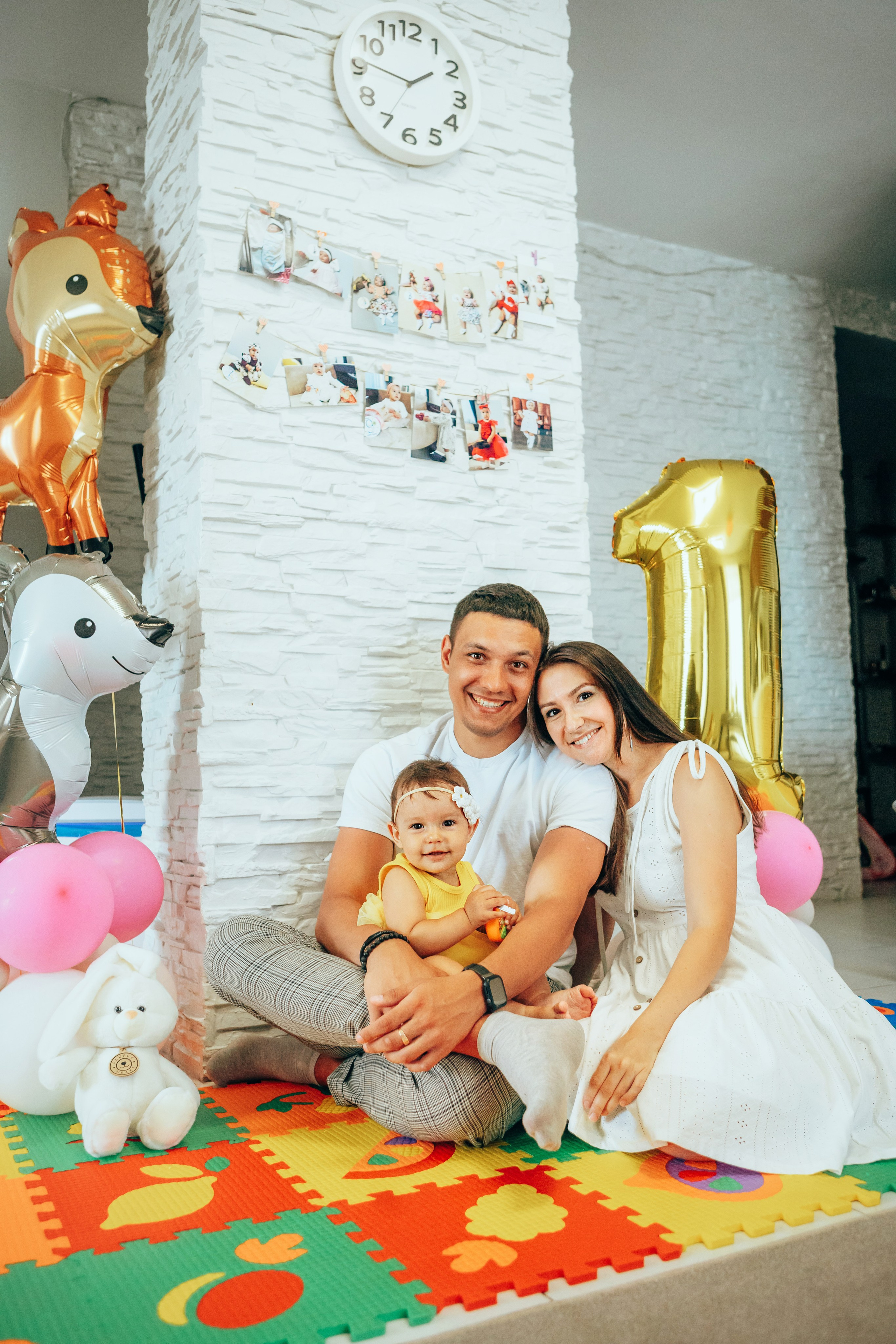 Первый День Рождения Вики. Семейный и детский фотограф в г. Новосибирске Макеева Анастасия