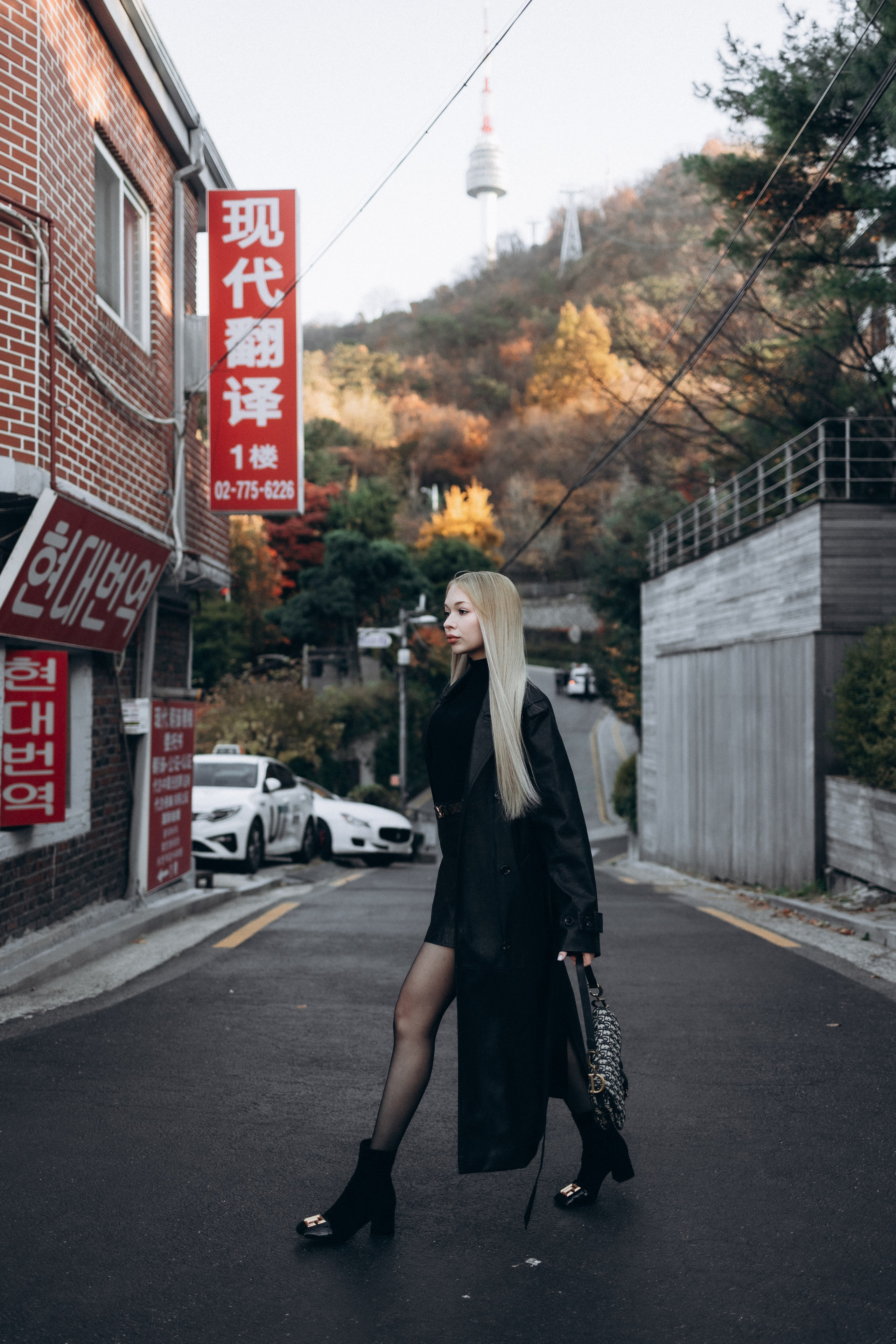 Полина индивидуальная съемка у Намсана. Фотограф Артем Бросов в Санкт-Петербурге и Дубае