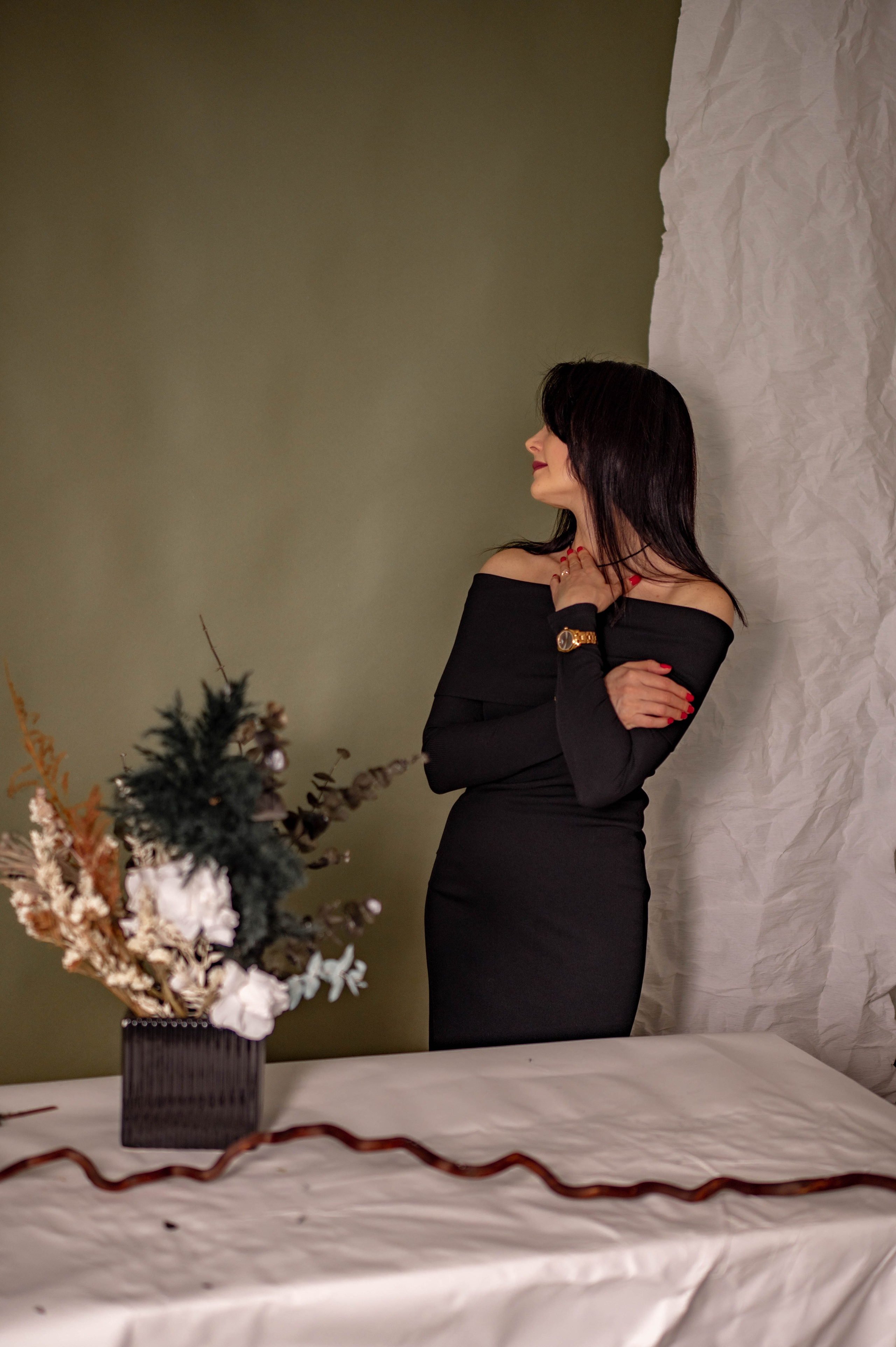 Вечерние образы: гламурная съемка в студии Абакана. Семейный и свадебный фотограф в Абакане Юлия Су