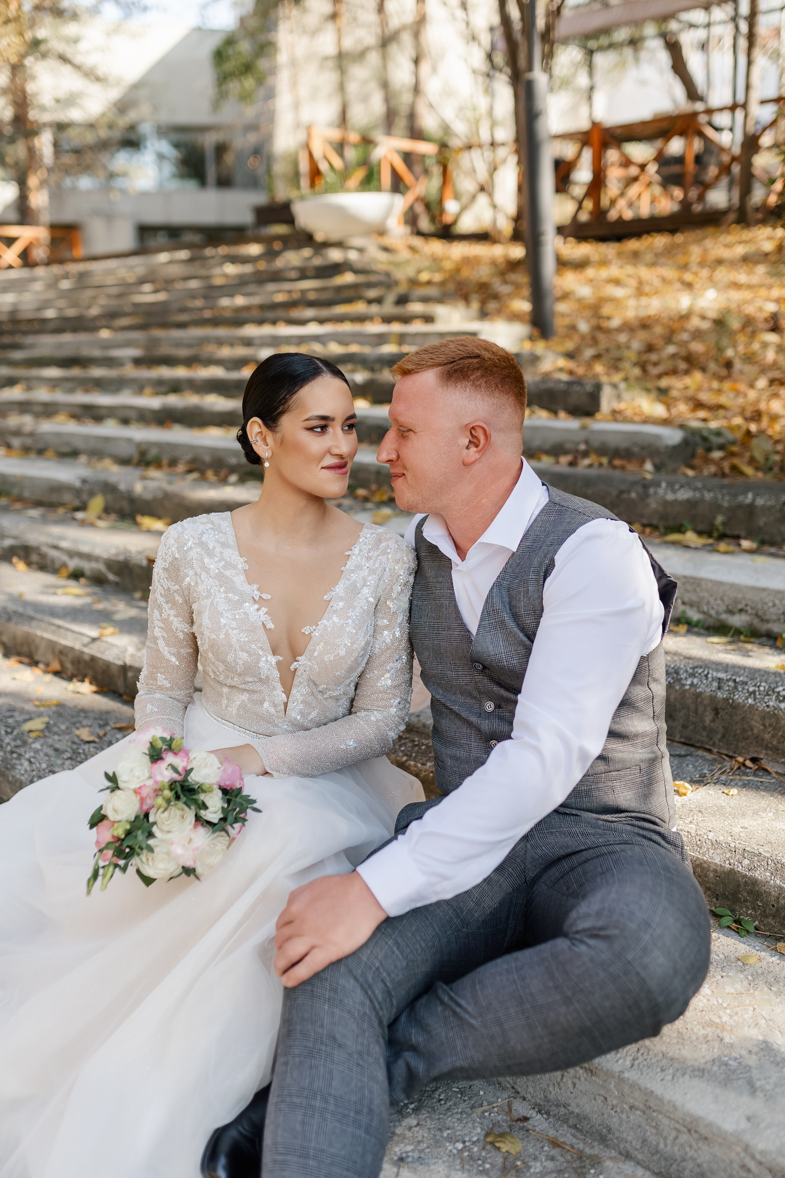 Степан и Алина. Красивая осенняя прогулка. Свадебный фотограф в Хабаровске