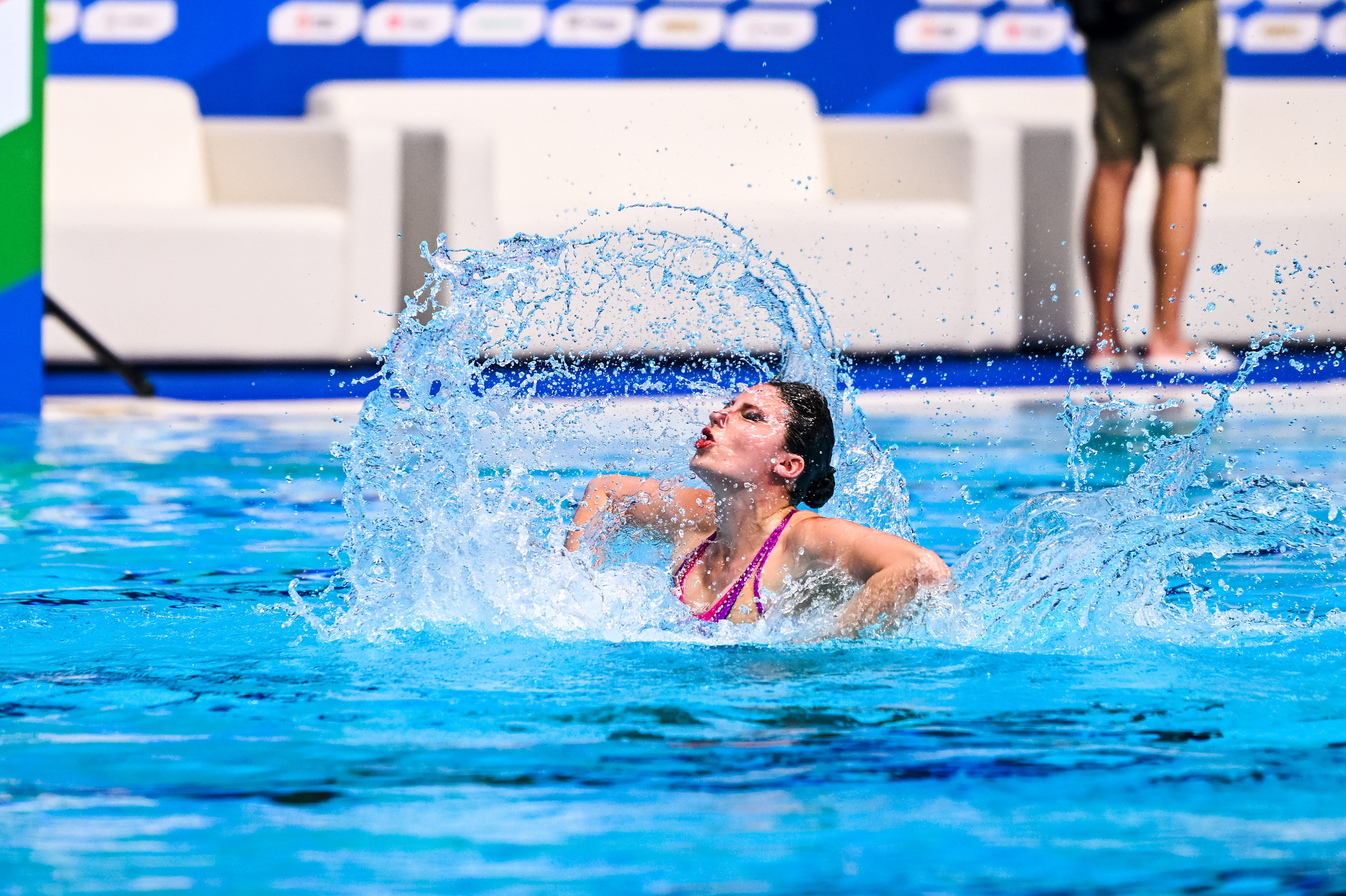 Синхронное плавание «Спортивные игры стран БРИКС». Спортивный и репортажный фотограф в Казани Вячеслав Сатонин