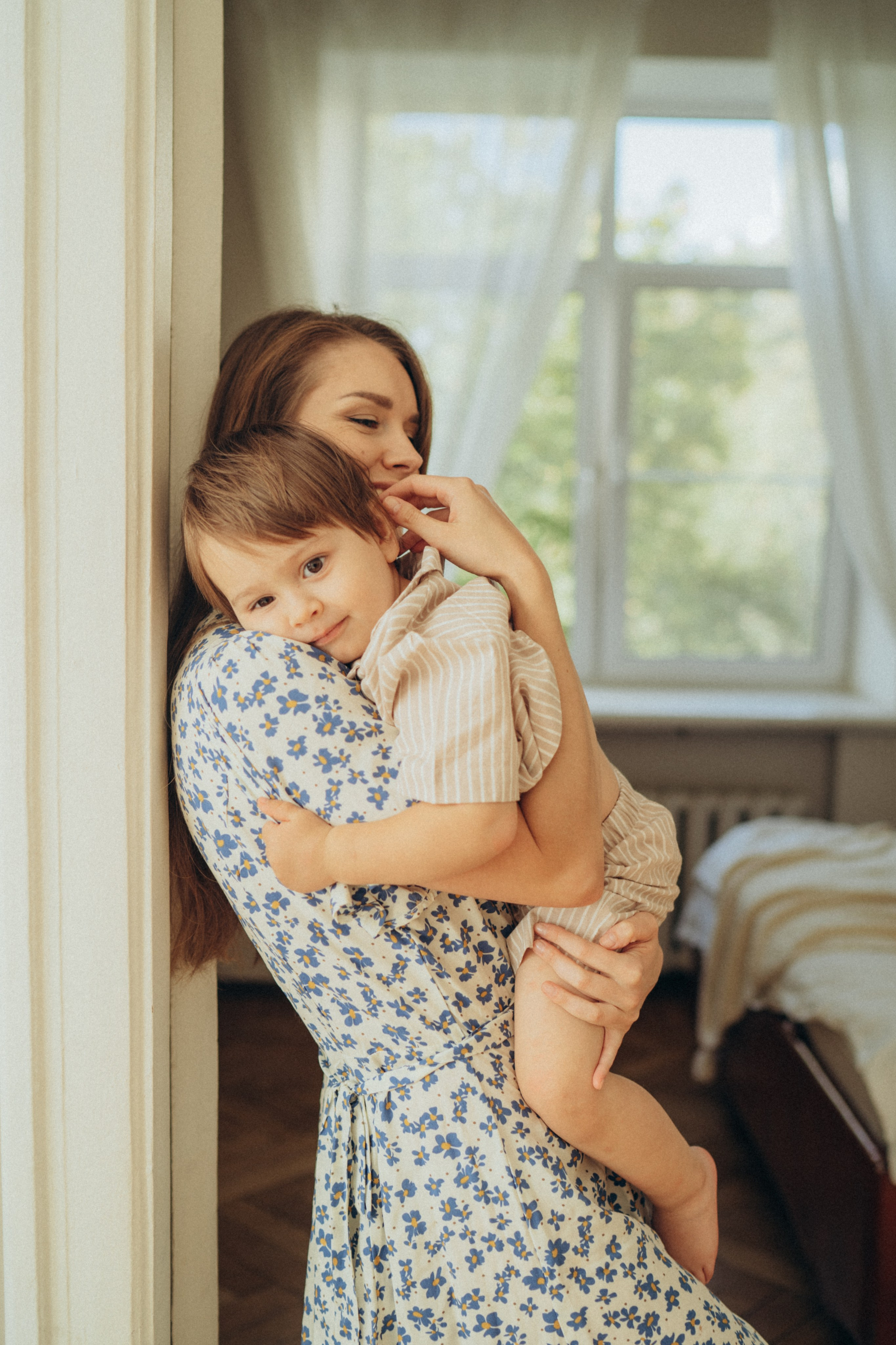Теплым осенним днем дома. Семейный фотограф в Москве Елена Гильманова