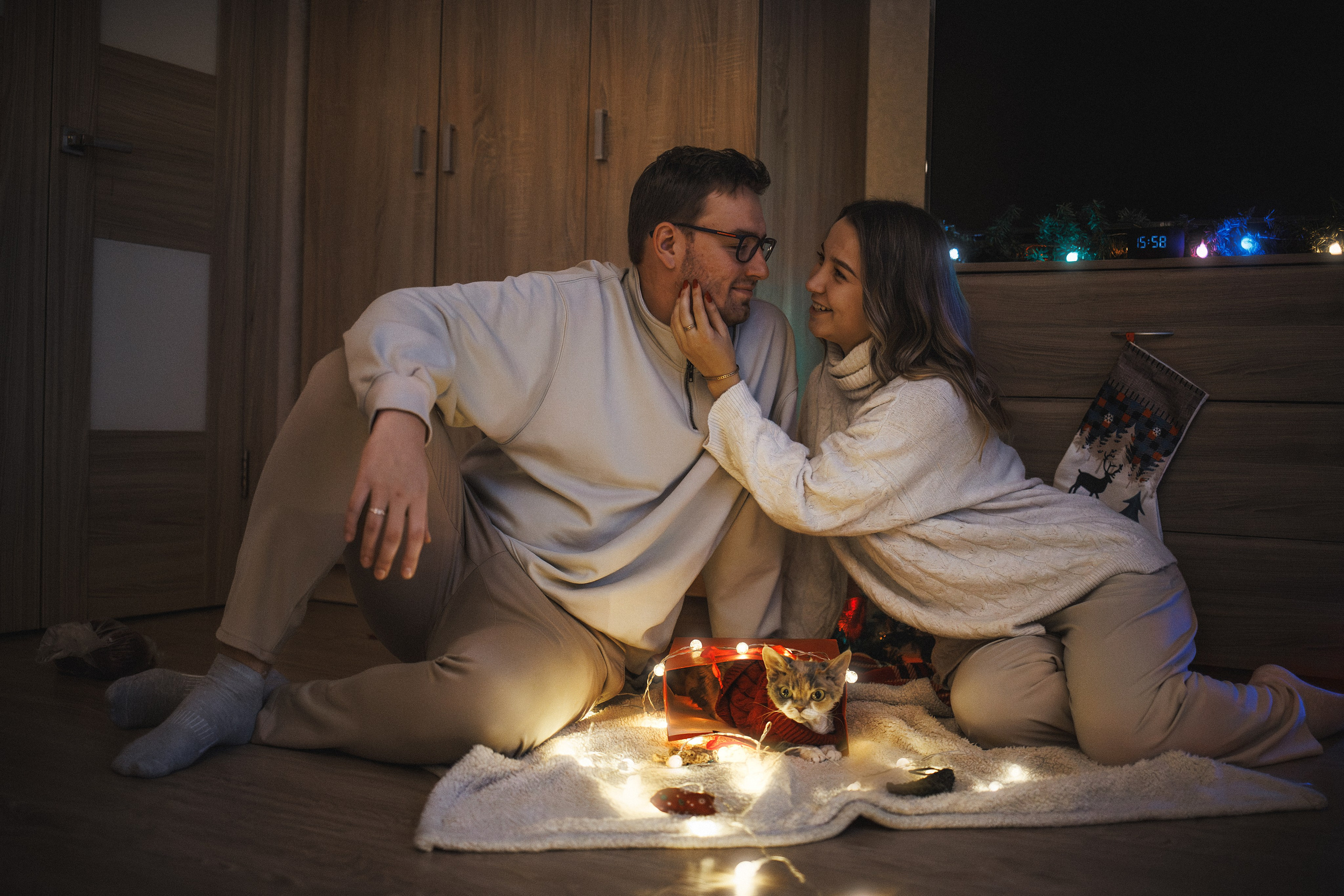 Домашняя новогодняя. Фотограф Анималист в Москве Анастасия Жучкова