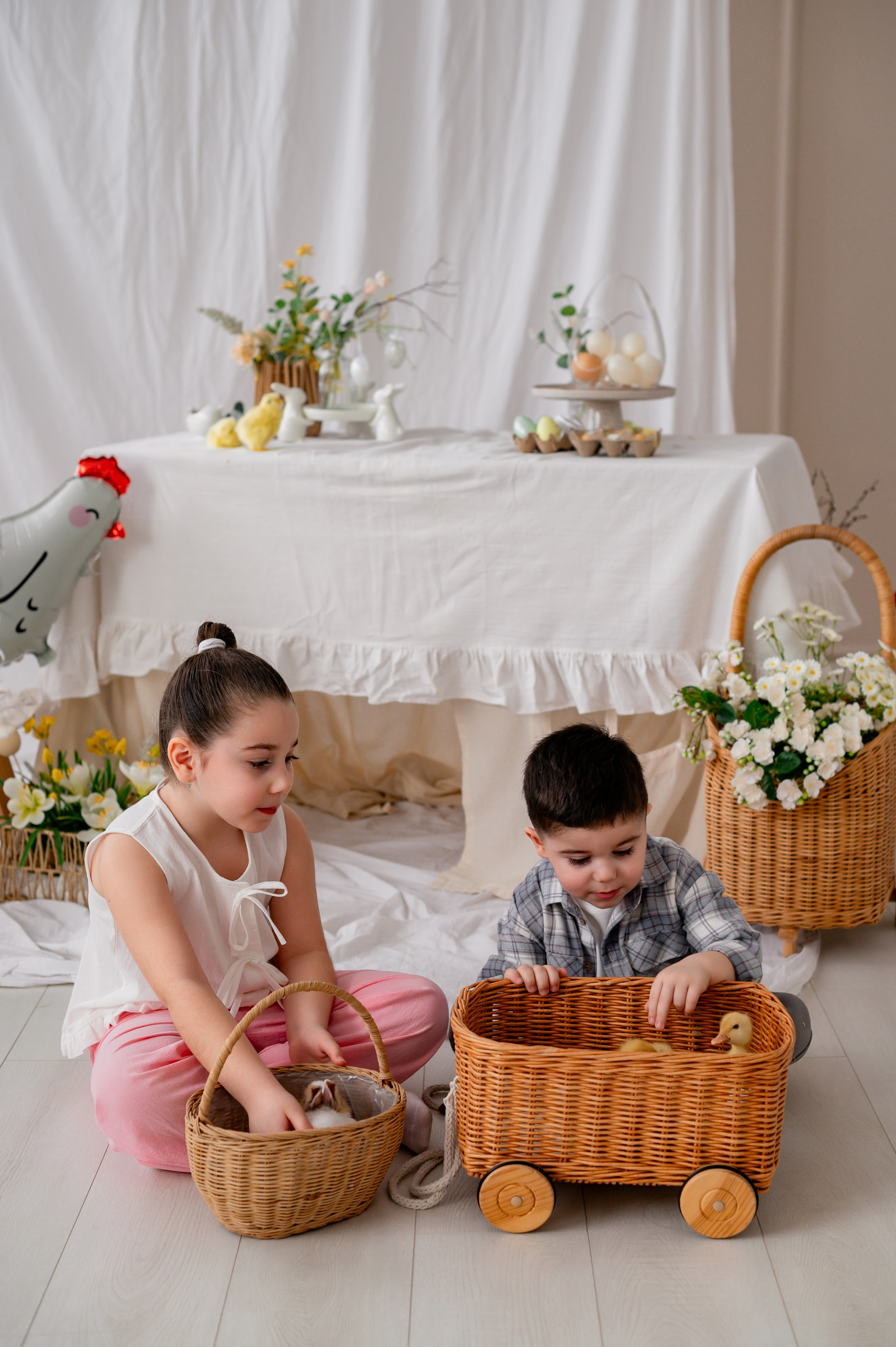 Лев Арина Вика Алена. Фотограф Татьяна Иванчикова