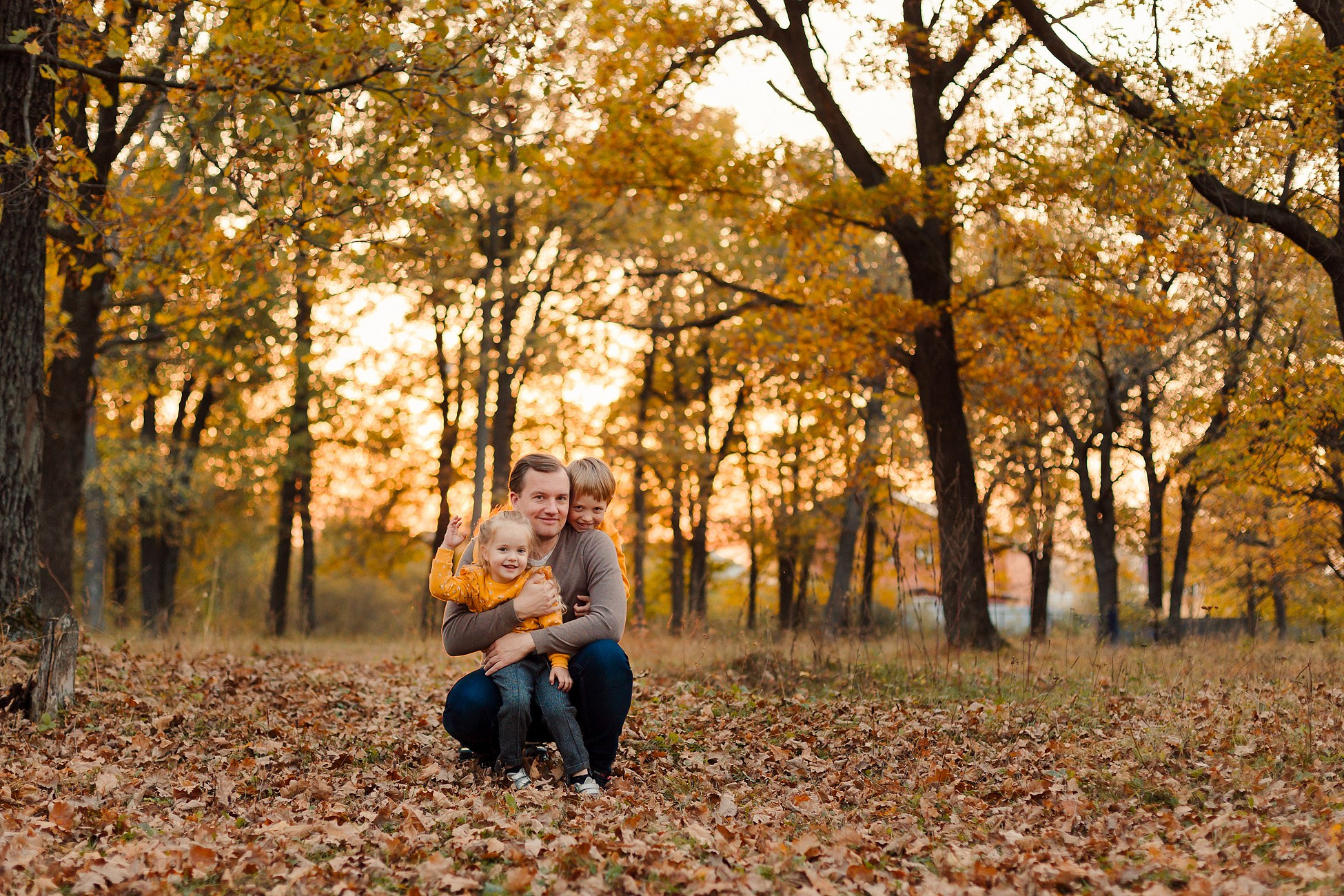 Осень в лесу. Семейный фотограф в Пензе Мария Левина