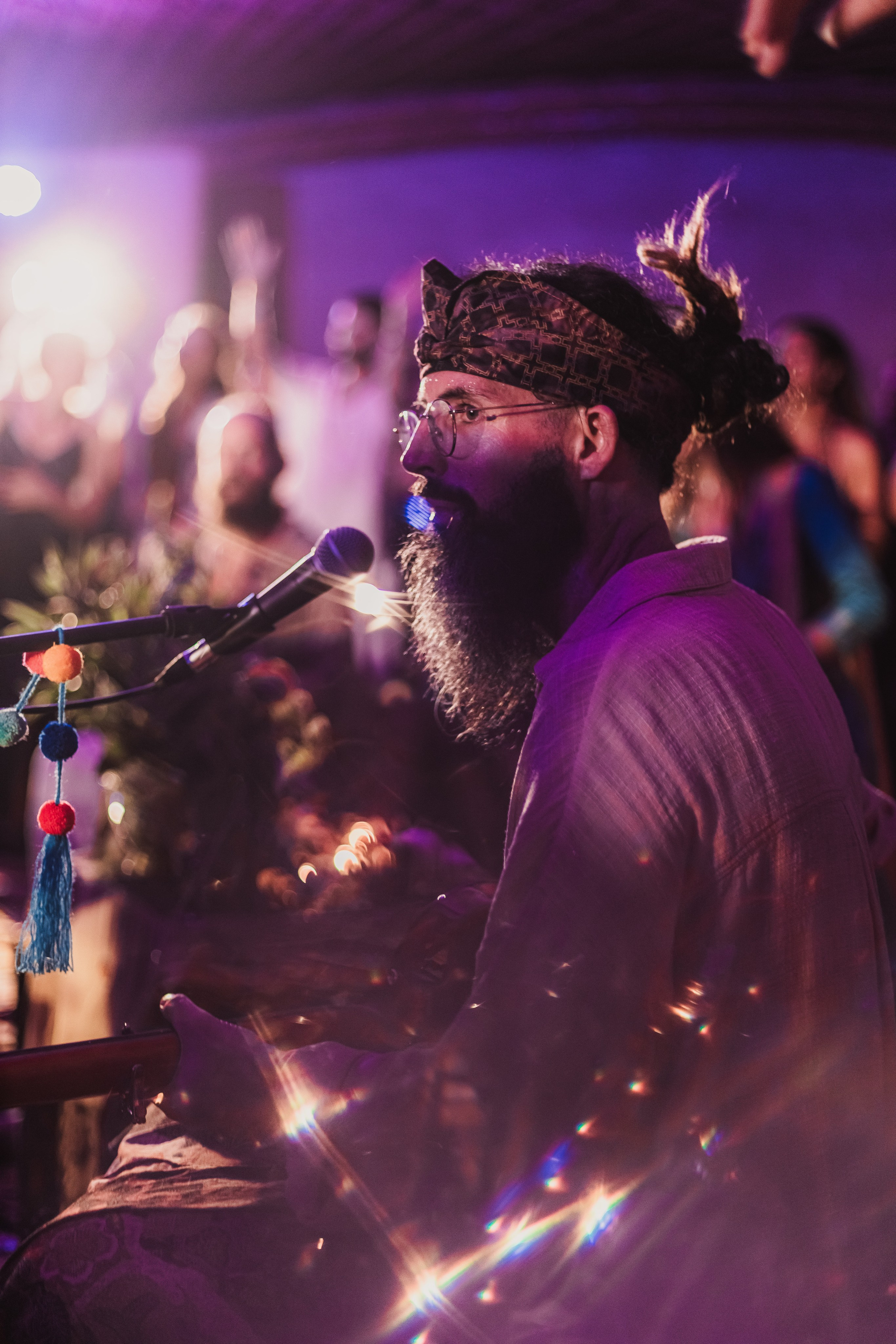 Hanuman Project kirtan at Alchemy april. Mariam Bagdasaryan