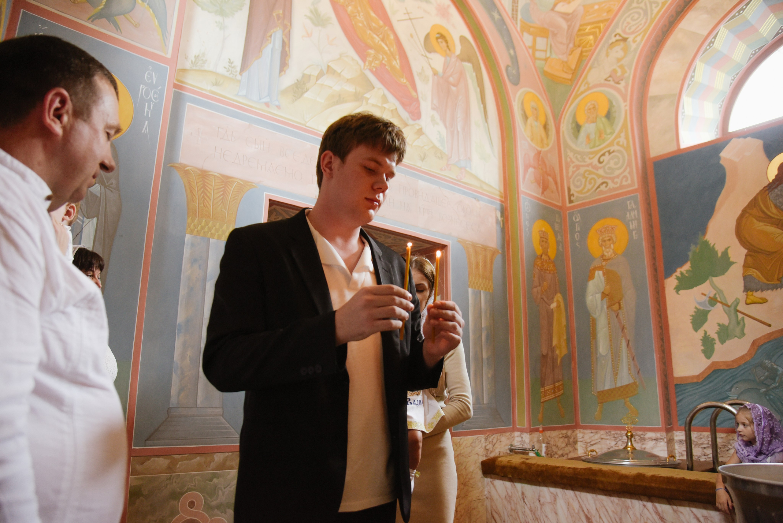 Крещение Вадима. Фотограф Лола Волна, город Москва