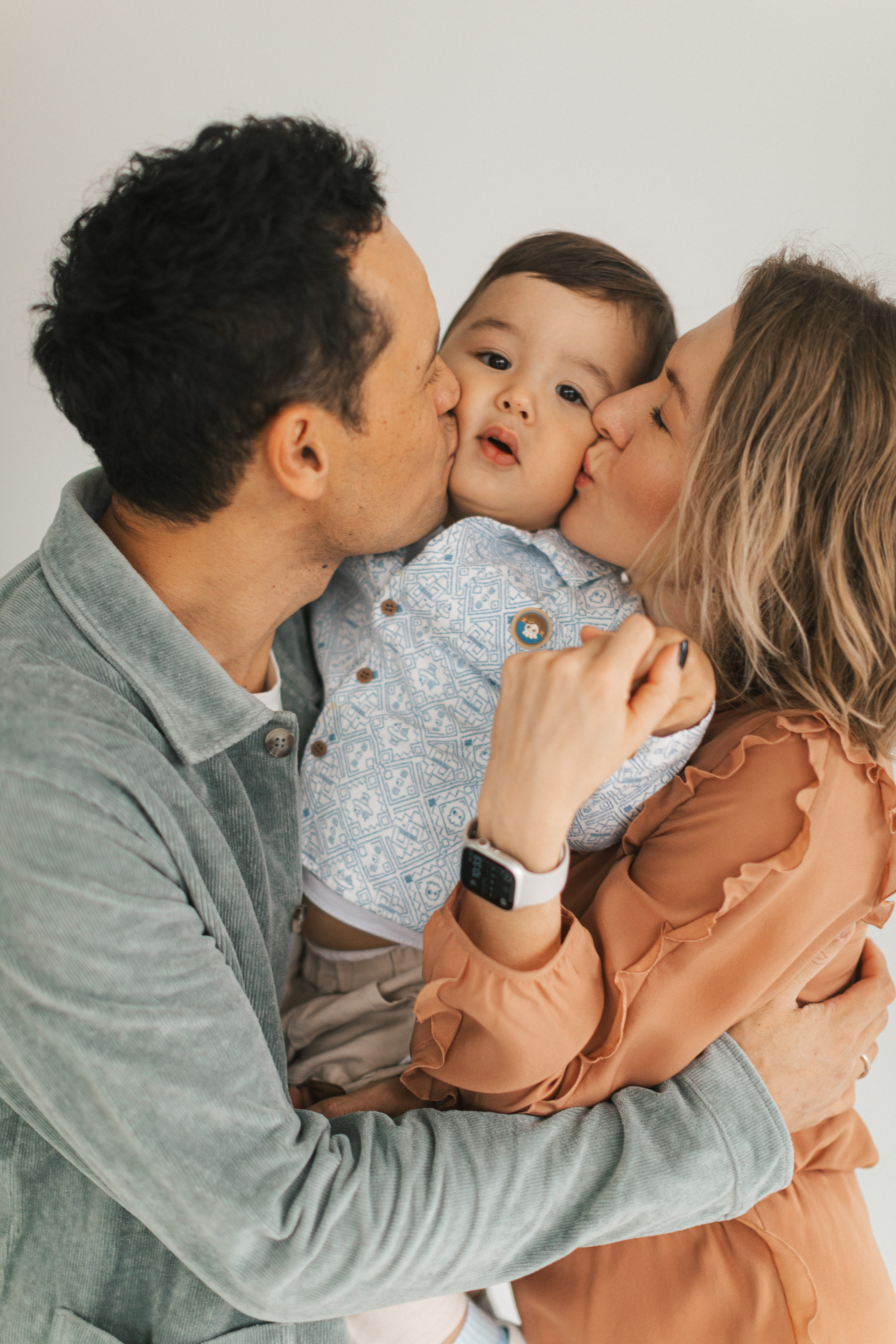 Малыш Ян, Мама и Папа. Фотограф Москва