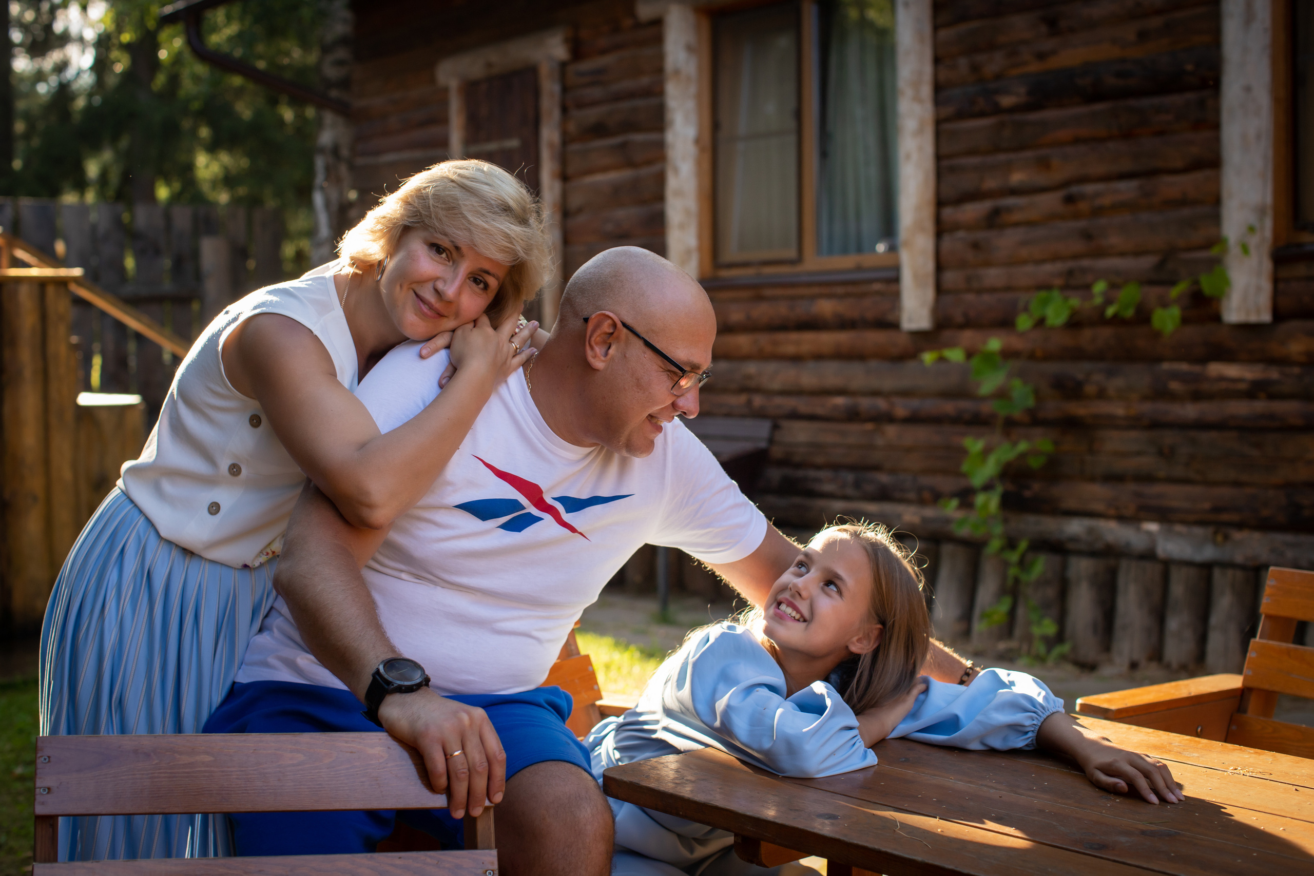Андрей, Аня и Маняша. Детский и семейный фотограф Мария Киселёва. Москва