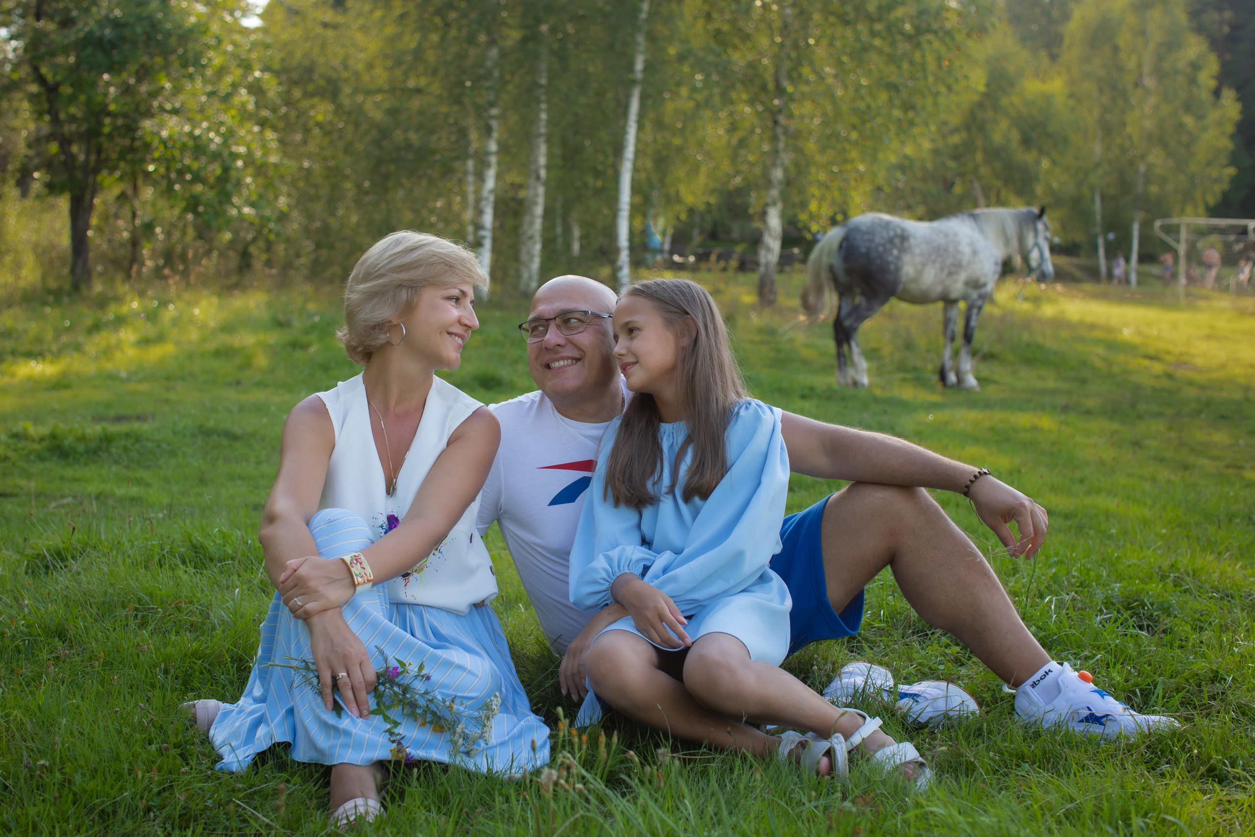 Андрей, Аня и Маняша. Детский и семейный фотограф Мария Киселёва. Москва