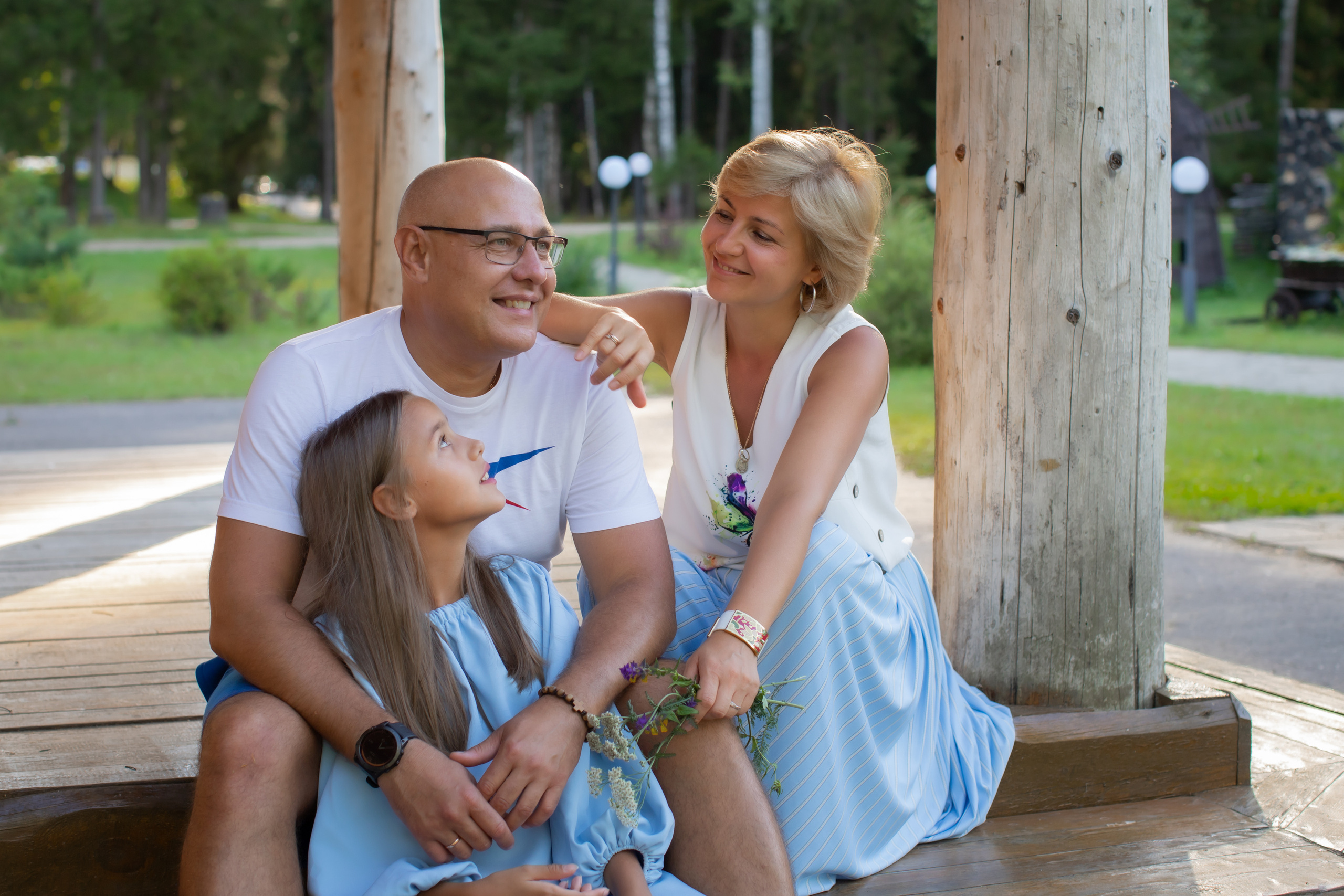 Андрей, Аня и Маняша. Детский и семейный фотограф Мария Киселёва. Москва