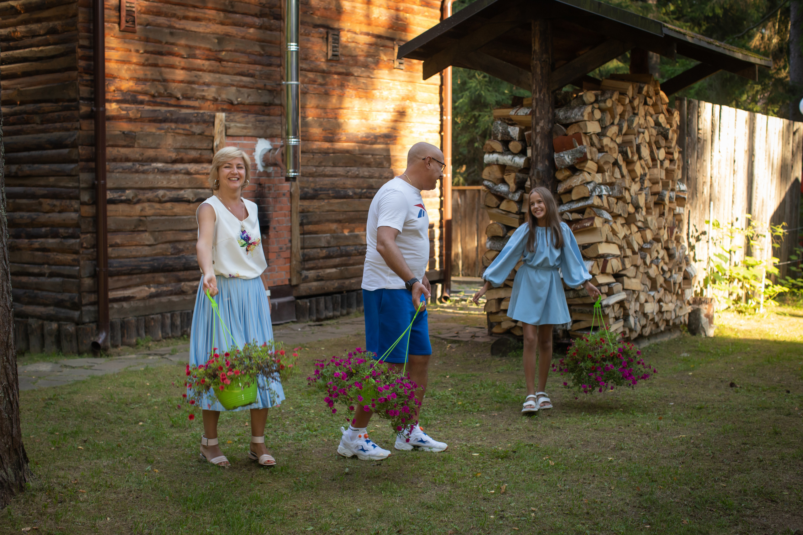 Андрей, Аня и Маняша. Детский и семейный фотограф Мария Киселёва. Москва