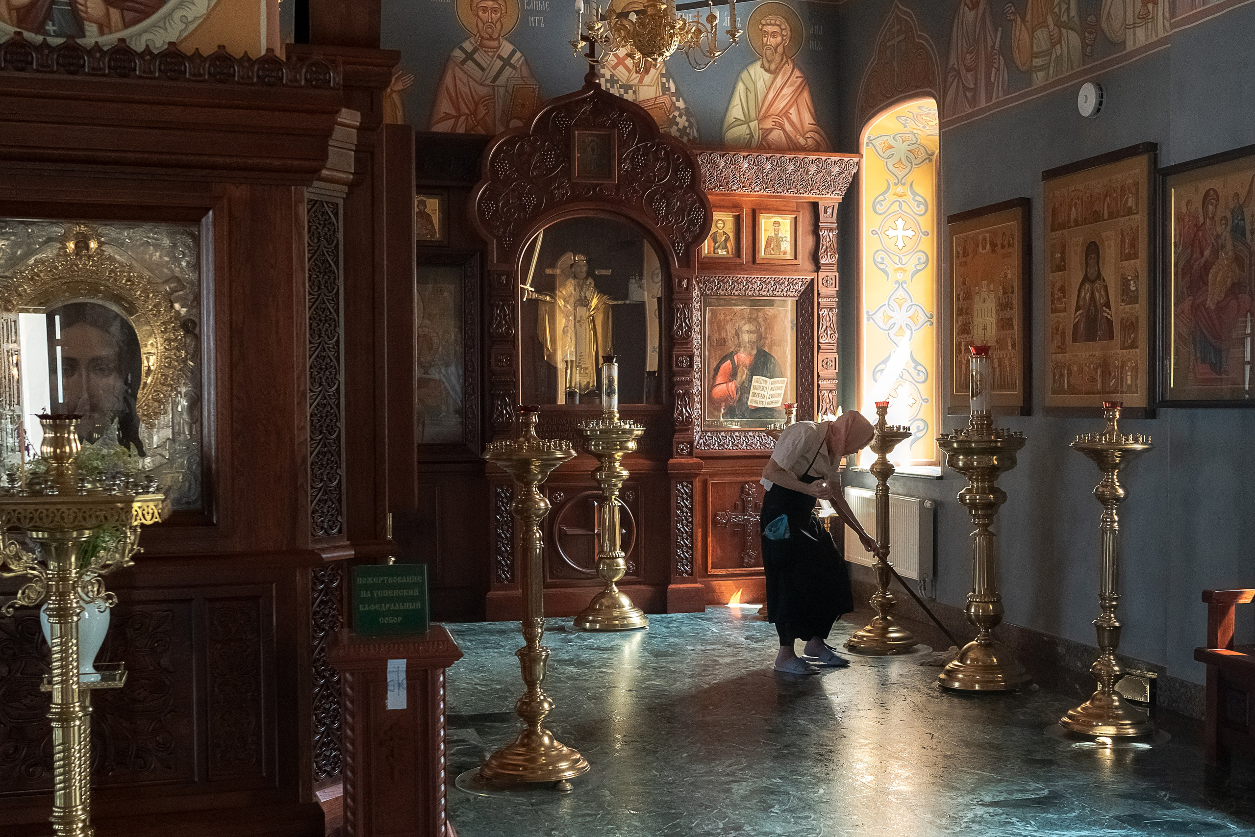 Съемка в храме