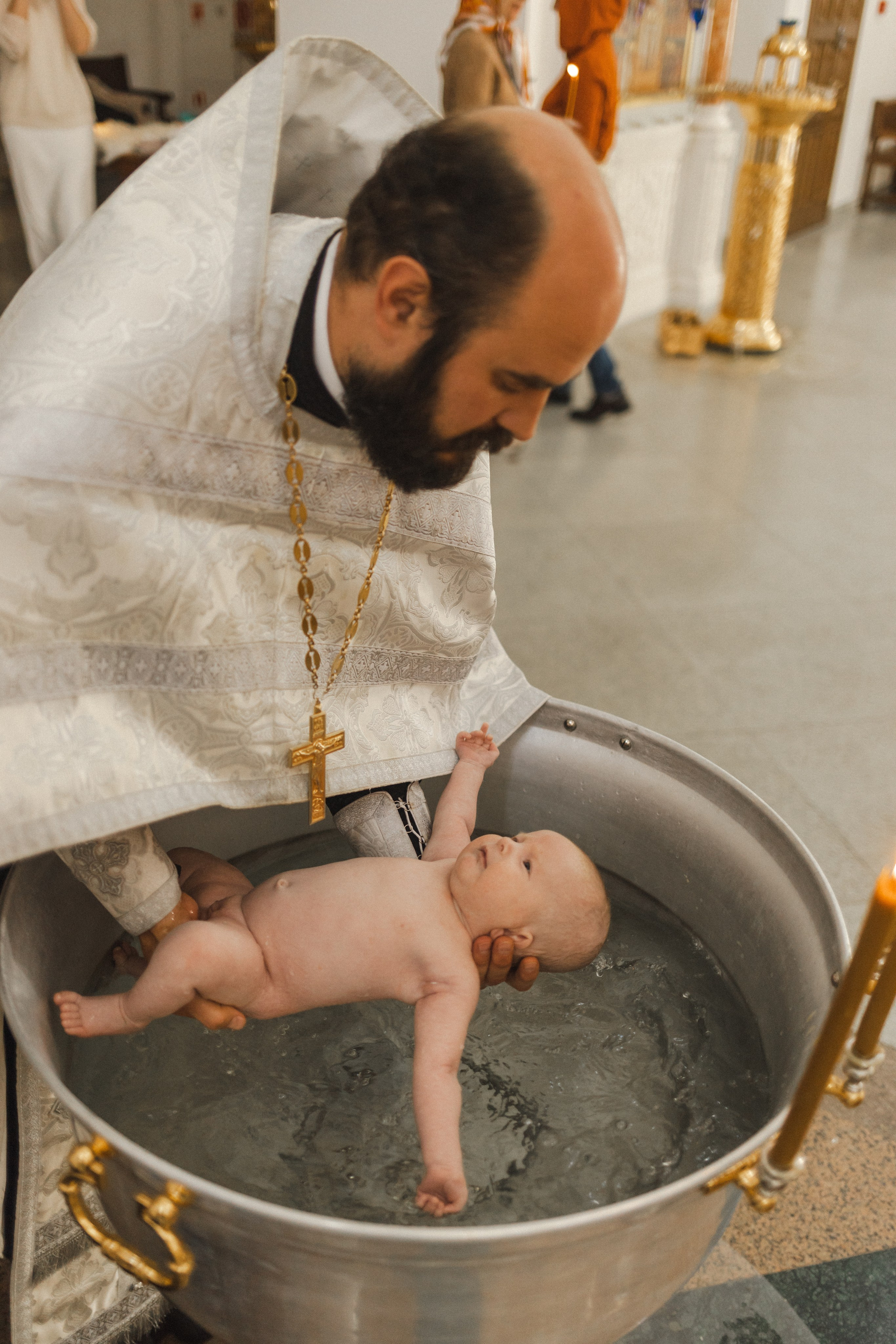 Крещение Стефании. Семейный фотограф в Москве