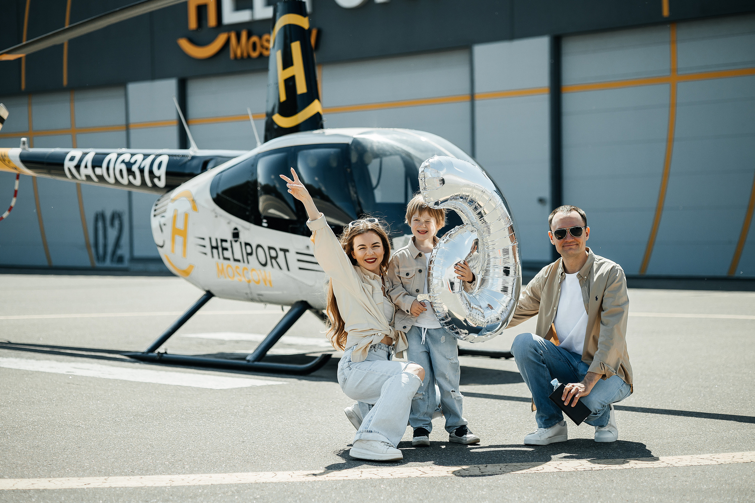 День рождения Ярослава в авиацентре HELIPORT. Свадебный и семейный фотограф в Москве и МО Елена Агапова