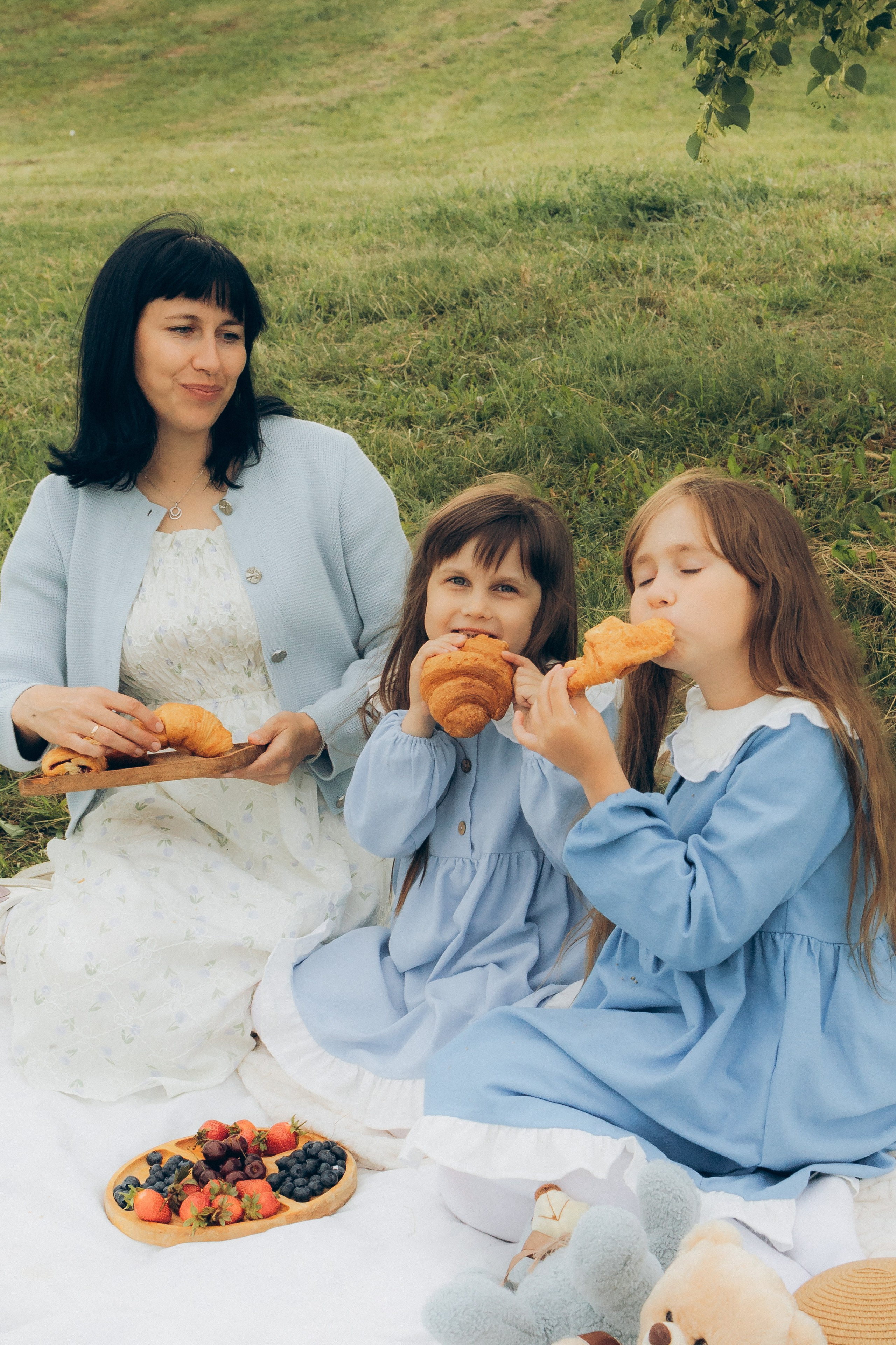 круассаны на фотосессии