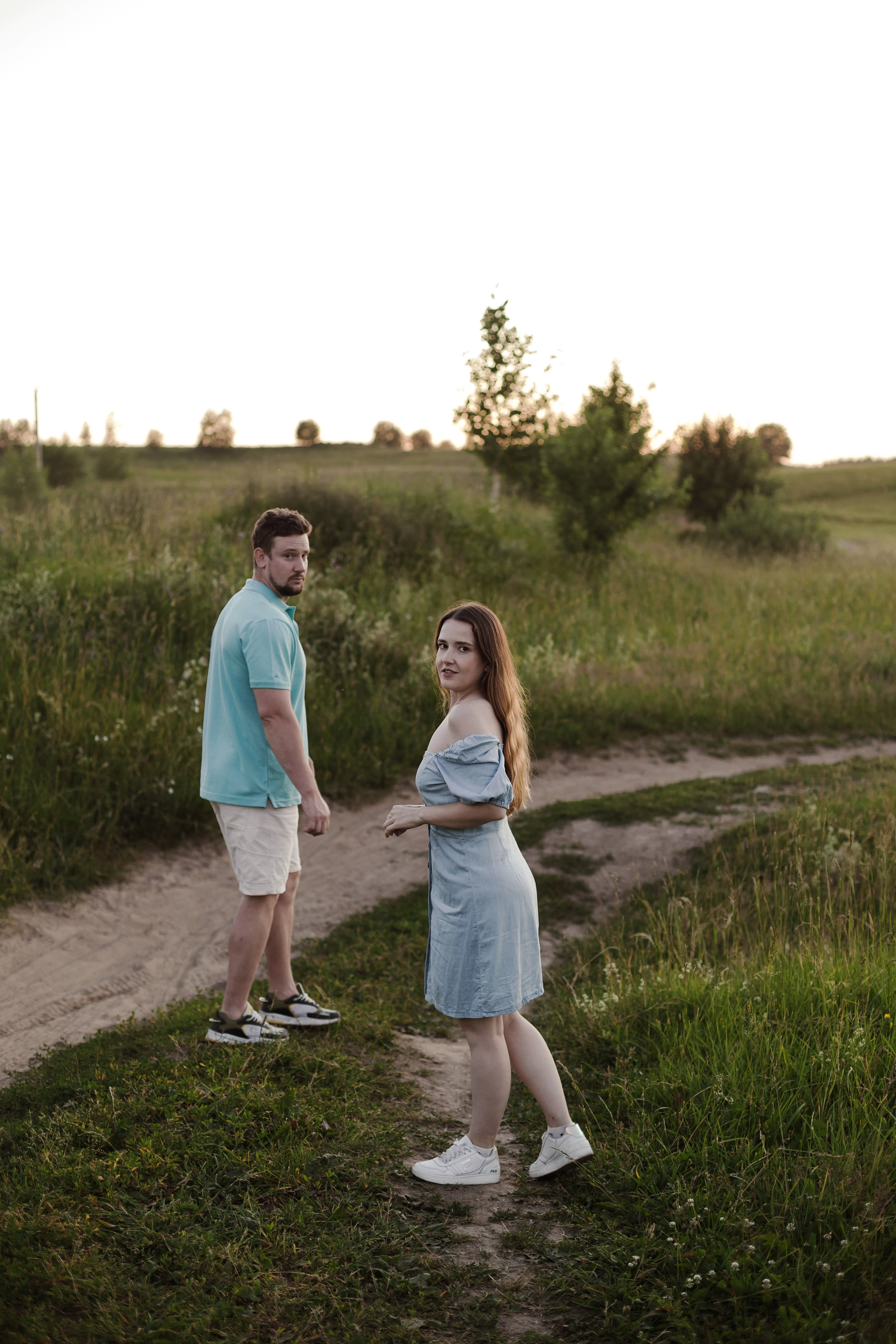 Колтушские высоты — Марина и Сергей. Портретный фотограф в Санкт-Петербурге Элина Ситникова