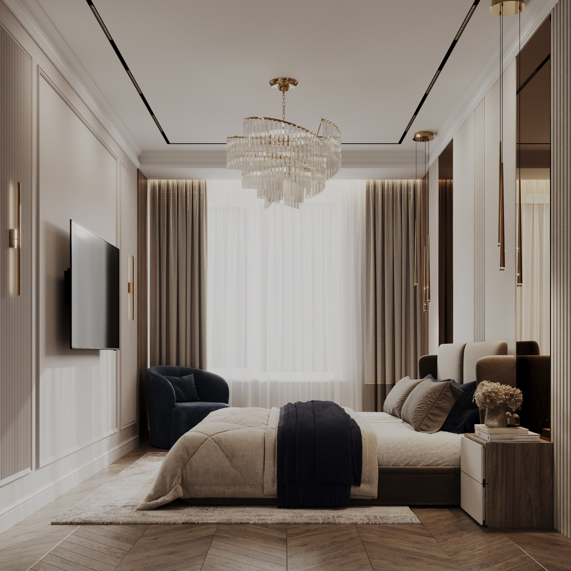 Appartment 130 sq m. Профессиональный дизайнер интерьера