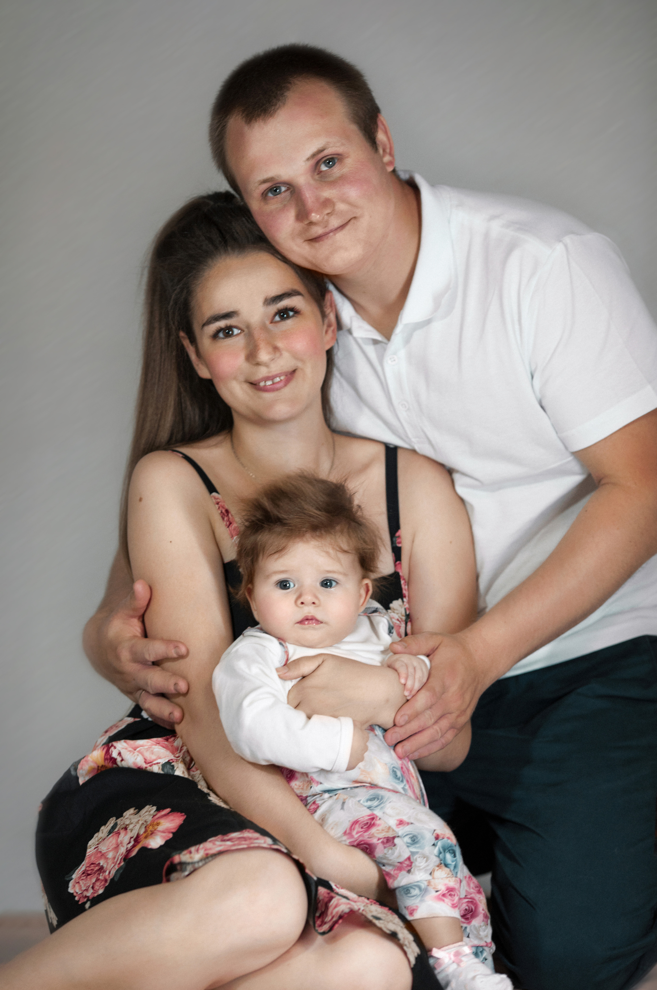 Лиза, Егор и Лея. Семейная фотосессия. Фотографы в Кандалакше Олеся и Юрий. Мурманская область, Россия