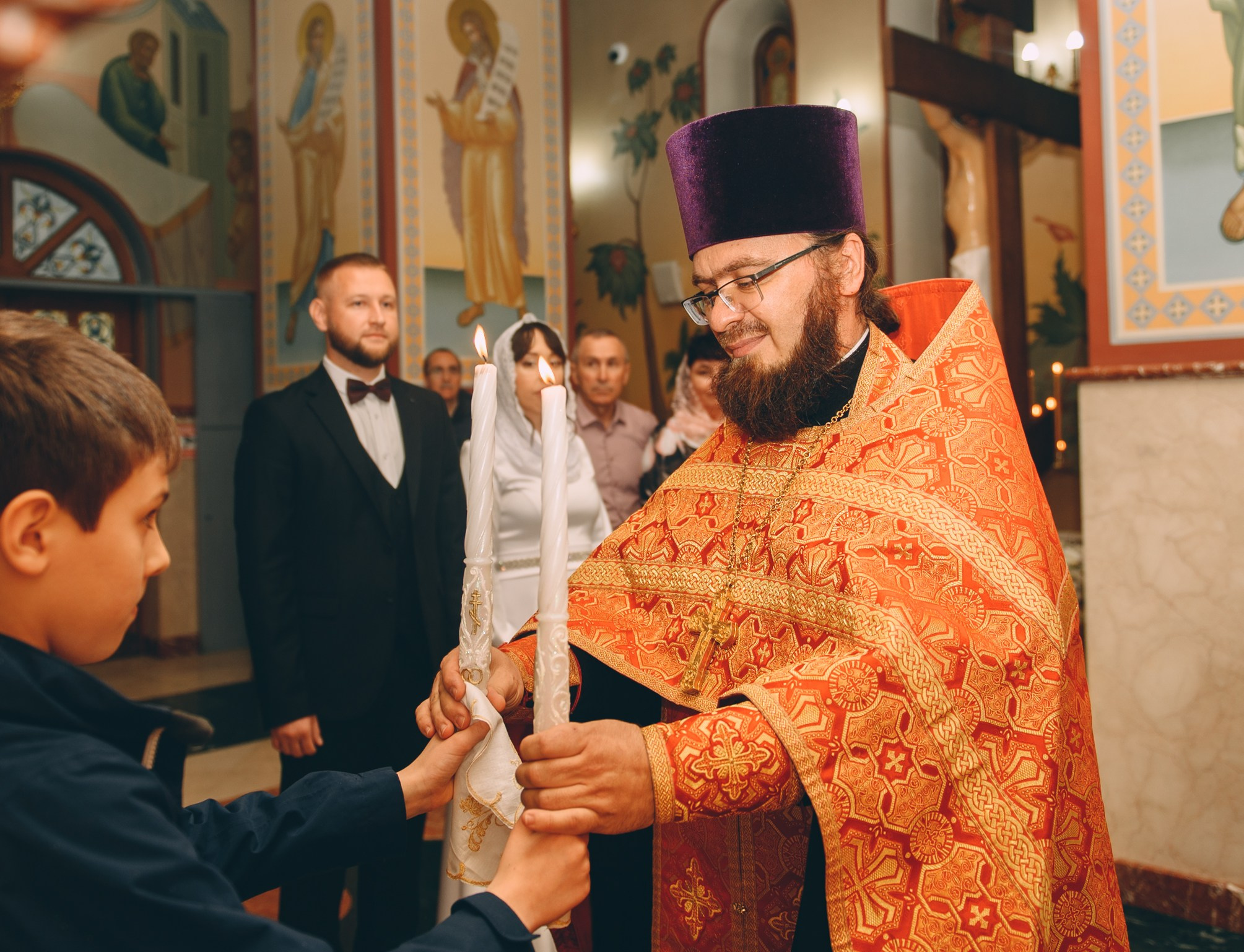 Венчание в соборе Владимира Равноапостольного. Свадебный и семейный фотограф София Невская