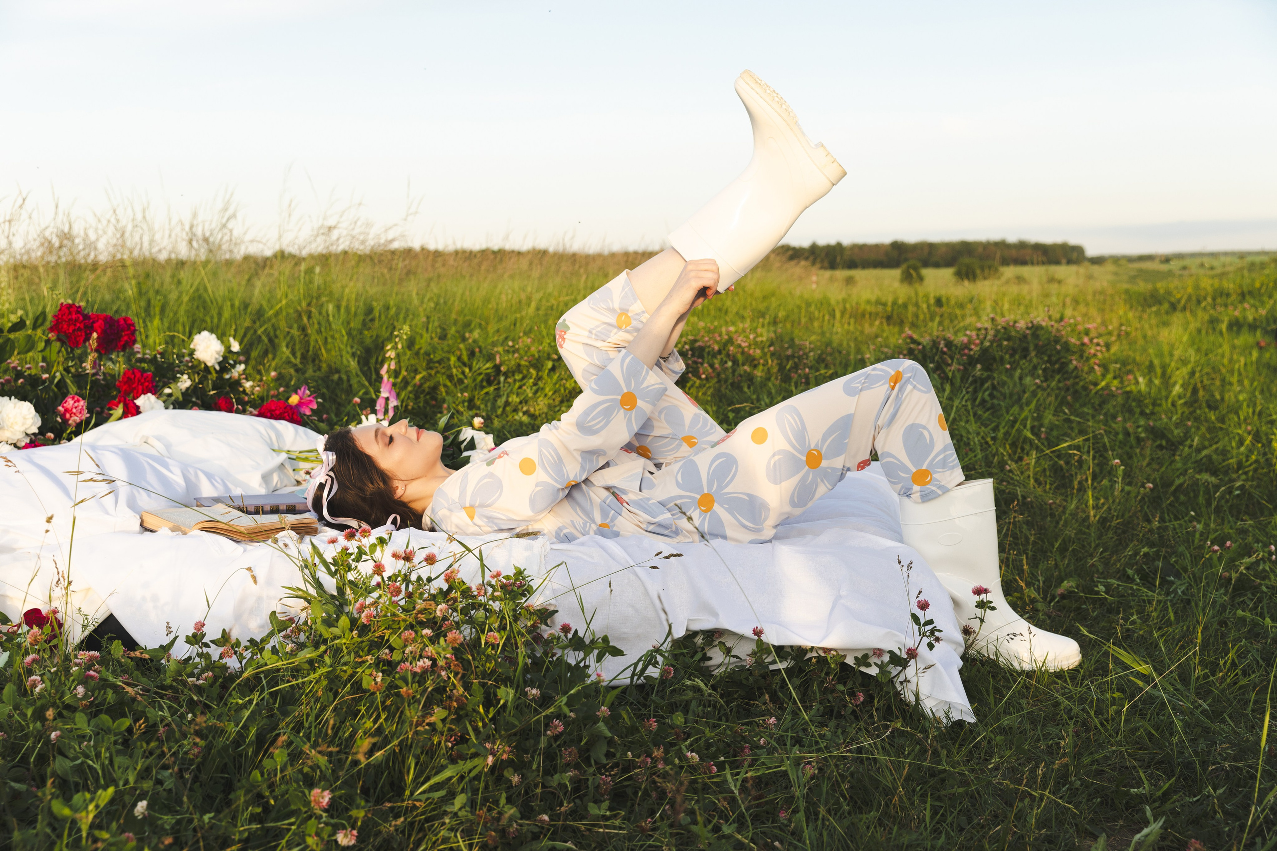 Пионовые сны. Женский и семейный фотограф в Туле Катя Вуколова