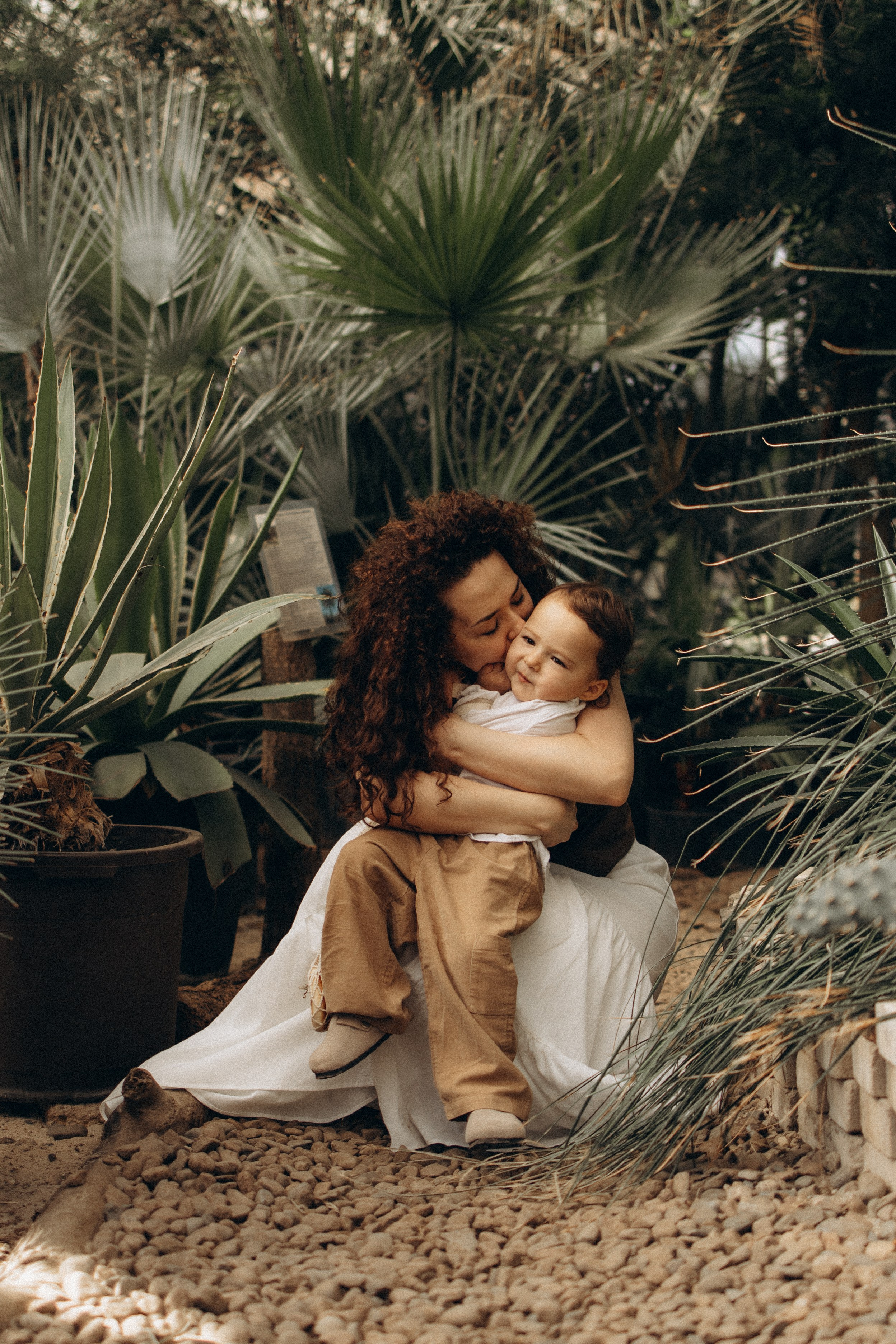 Прогулка по оранжерее. Семейный фотограф в Москве Ксения Аганина