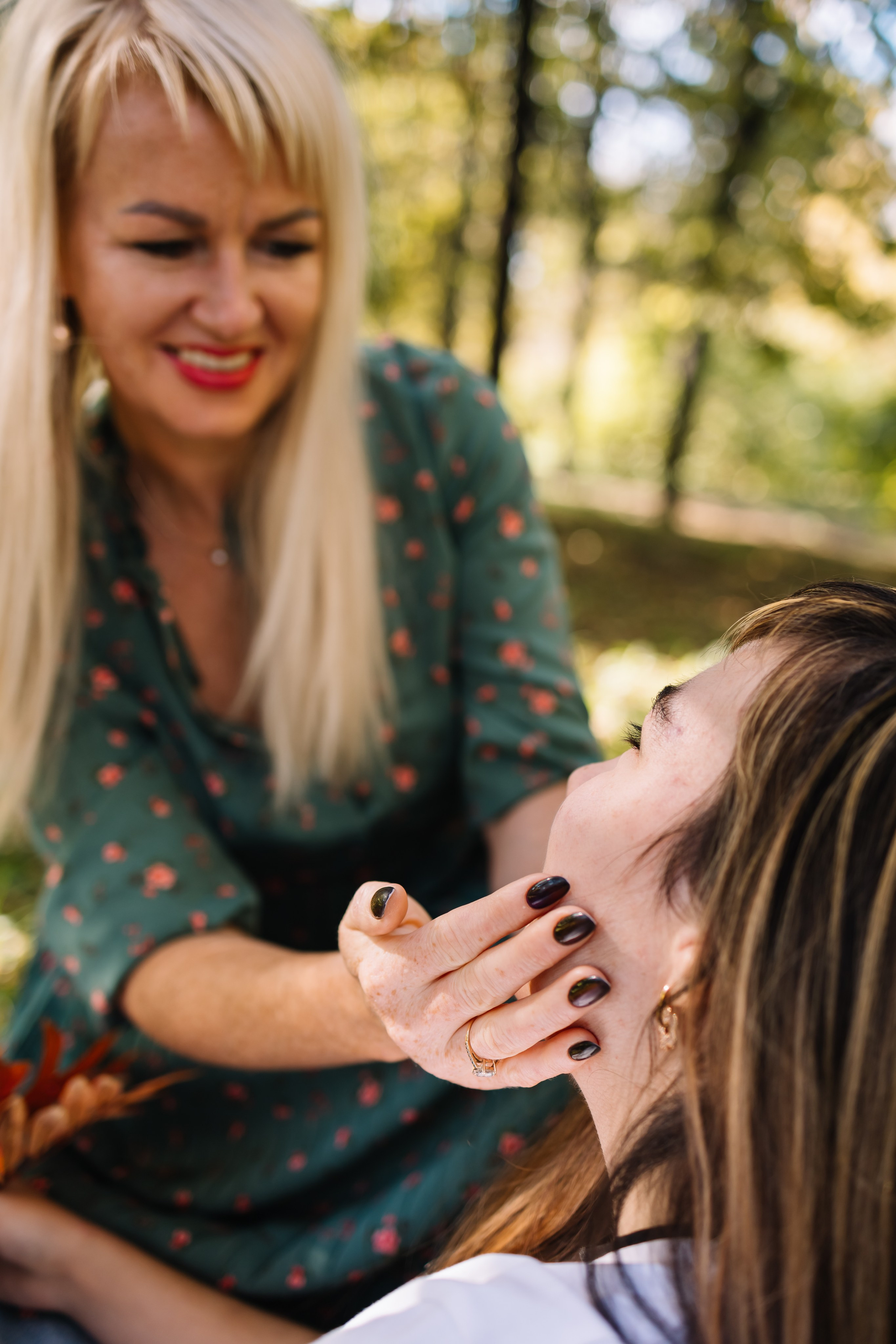 осень девочка семья семйеный фотограф фотосессия новосибирск