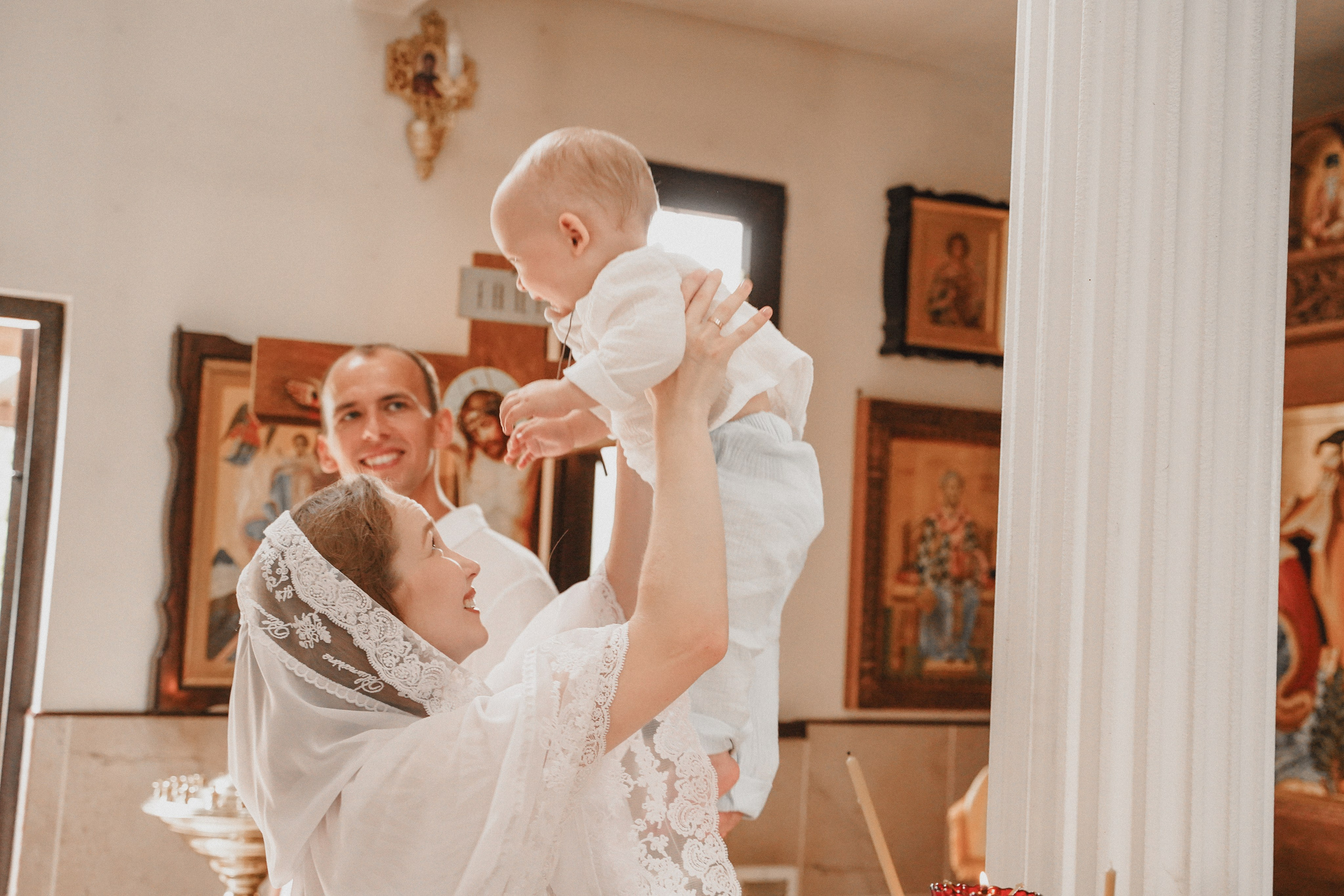 Крещение Лёвы. Семейный и женский фотограф в Краснодаре Анастасия Приймак