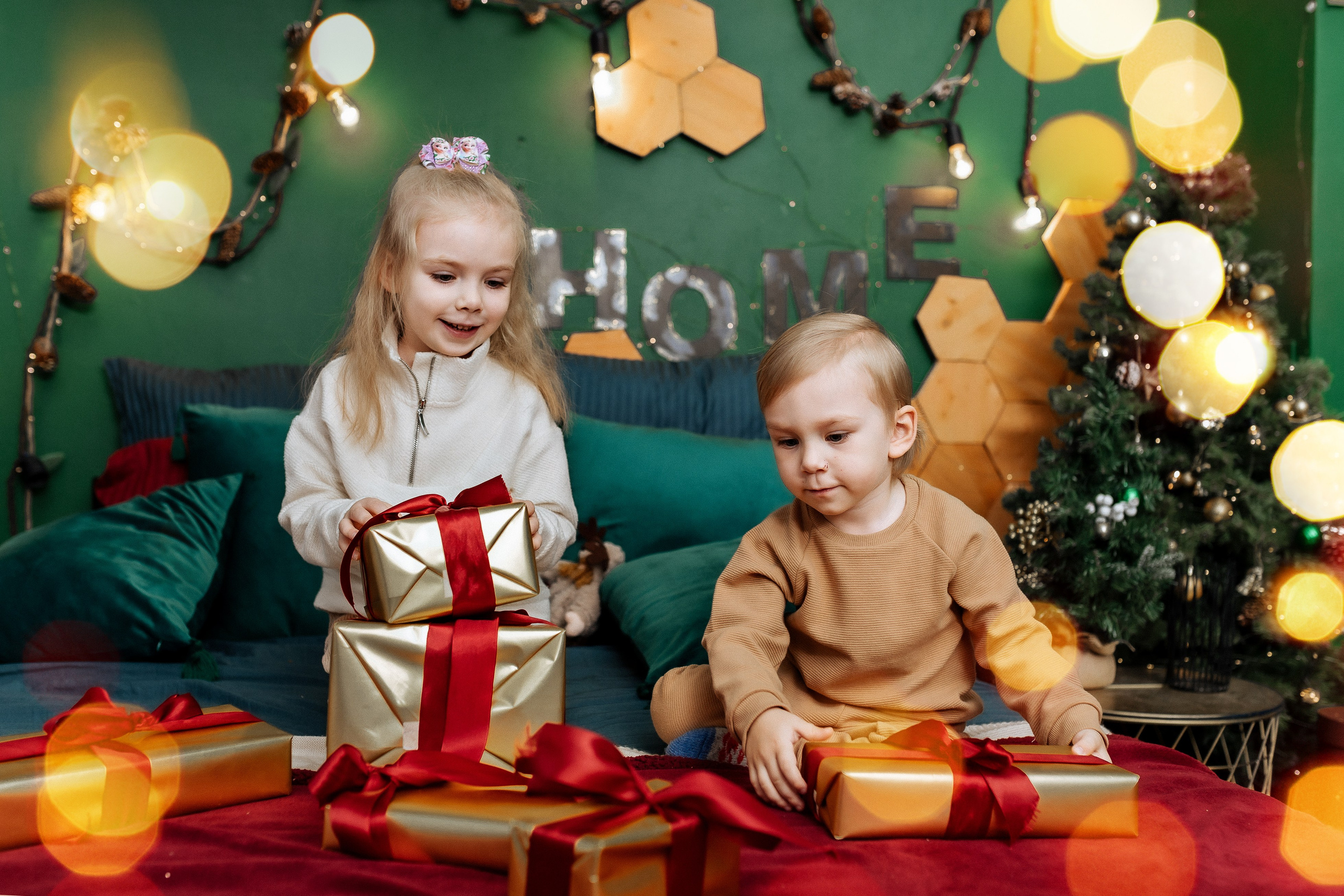 Маша, Алиса и Костя! Новый год!. Профессиональный фотограф, Москва |Видное Елена Елизарова