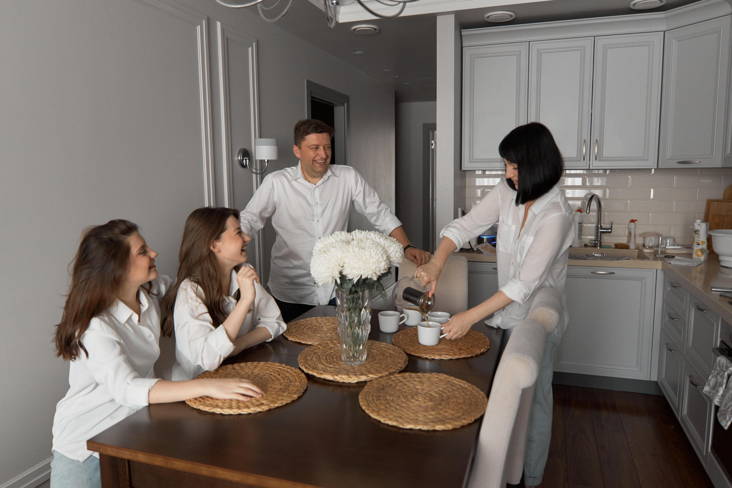 Семейная фотосессия дома. Brand и контент фотограф