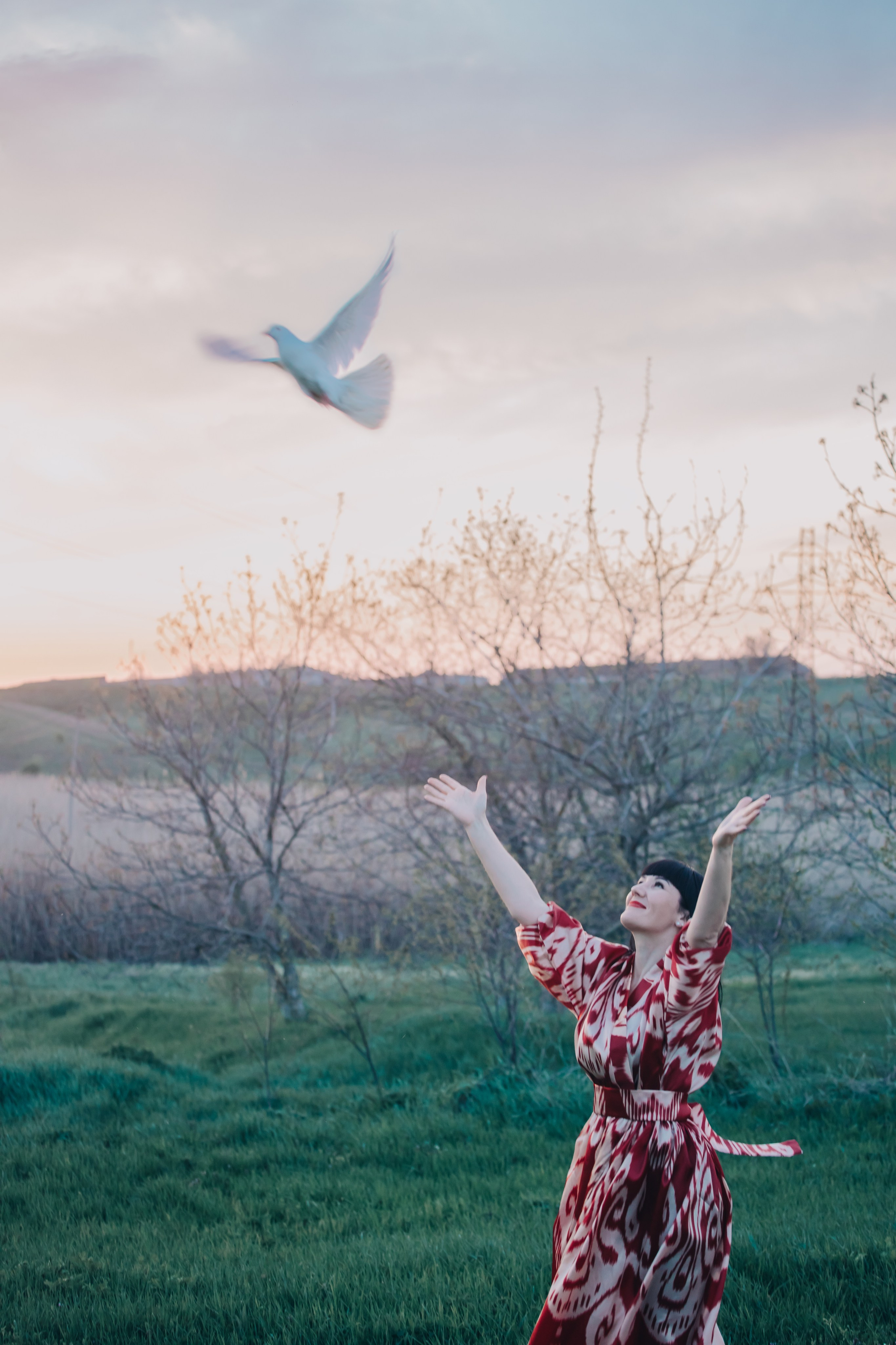 Фотосессия в платье со шлейфом. Свадебный и семейный фотограф в Краснодарском крае Мария Данилкина