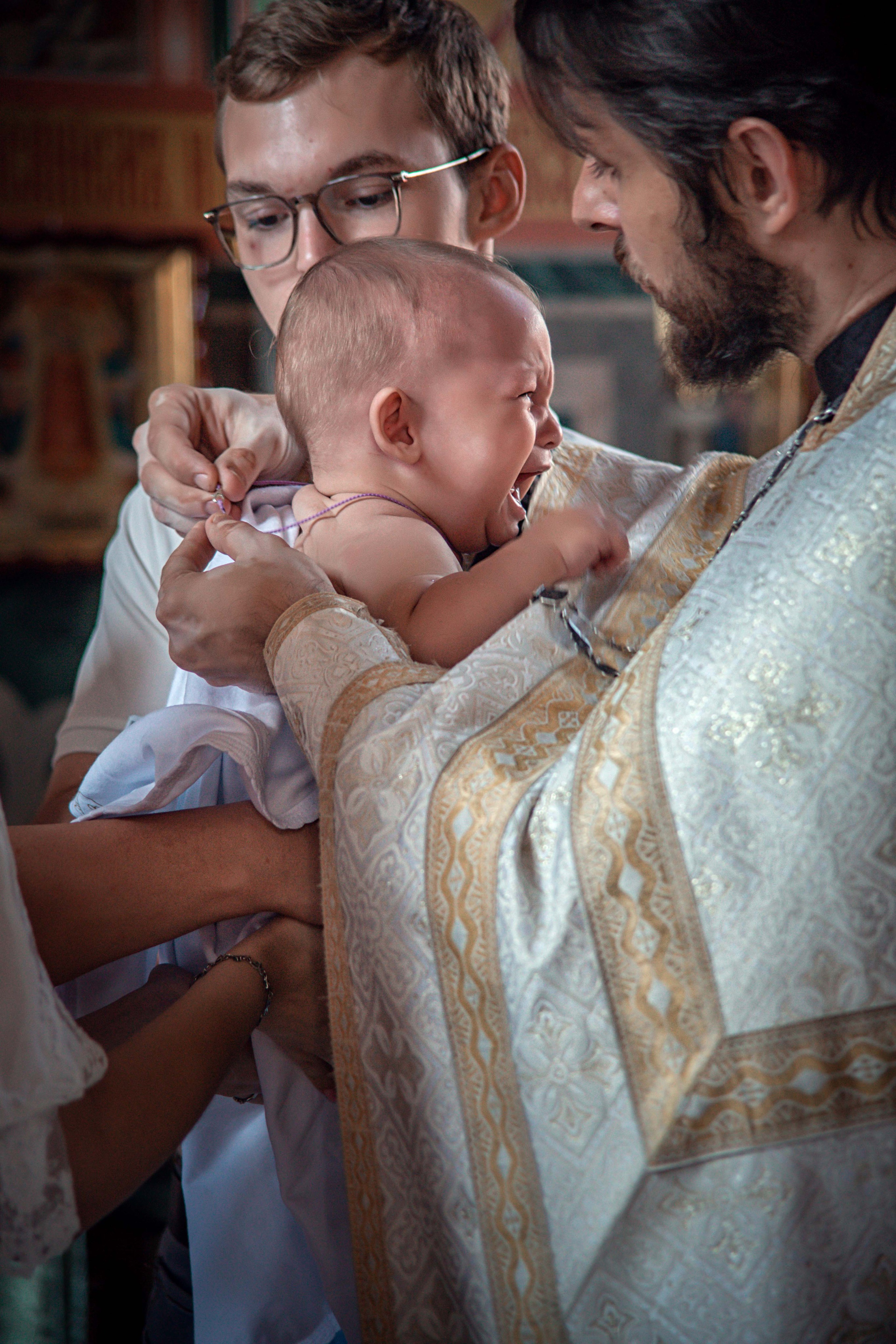 Крещение. Семейный и детский фотограф в Москве Ольга Кривенцова