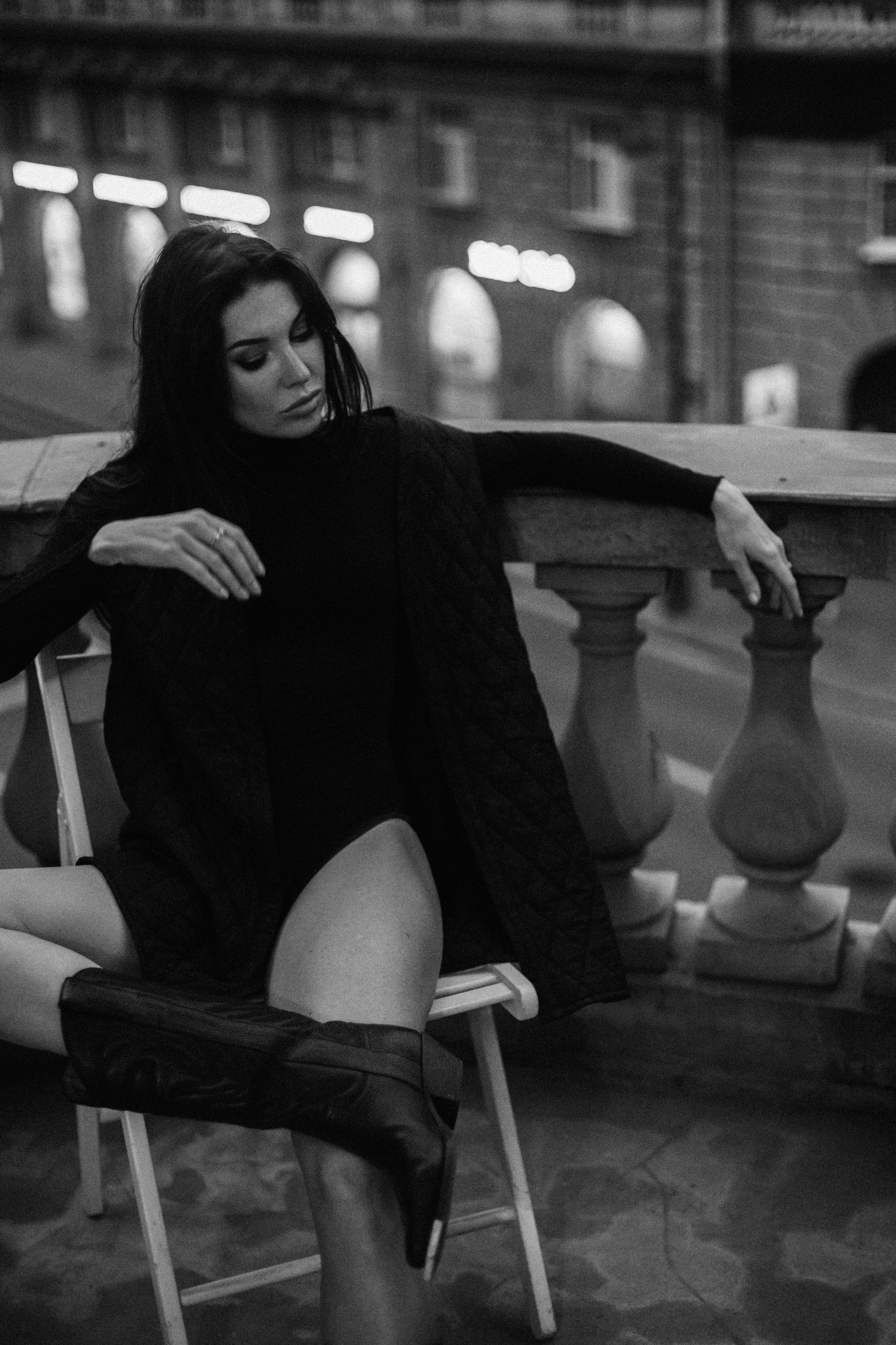 Вероника (съемка на балконе). Фотограф в Москве и Санкт-Петербурге Дарина