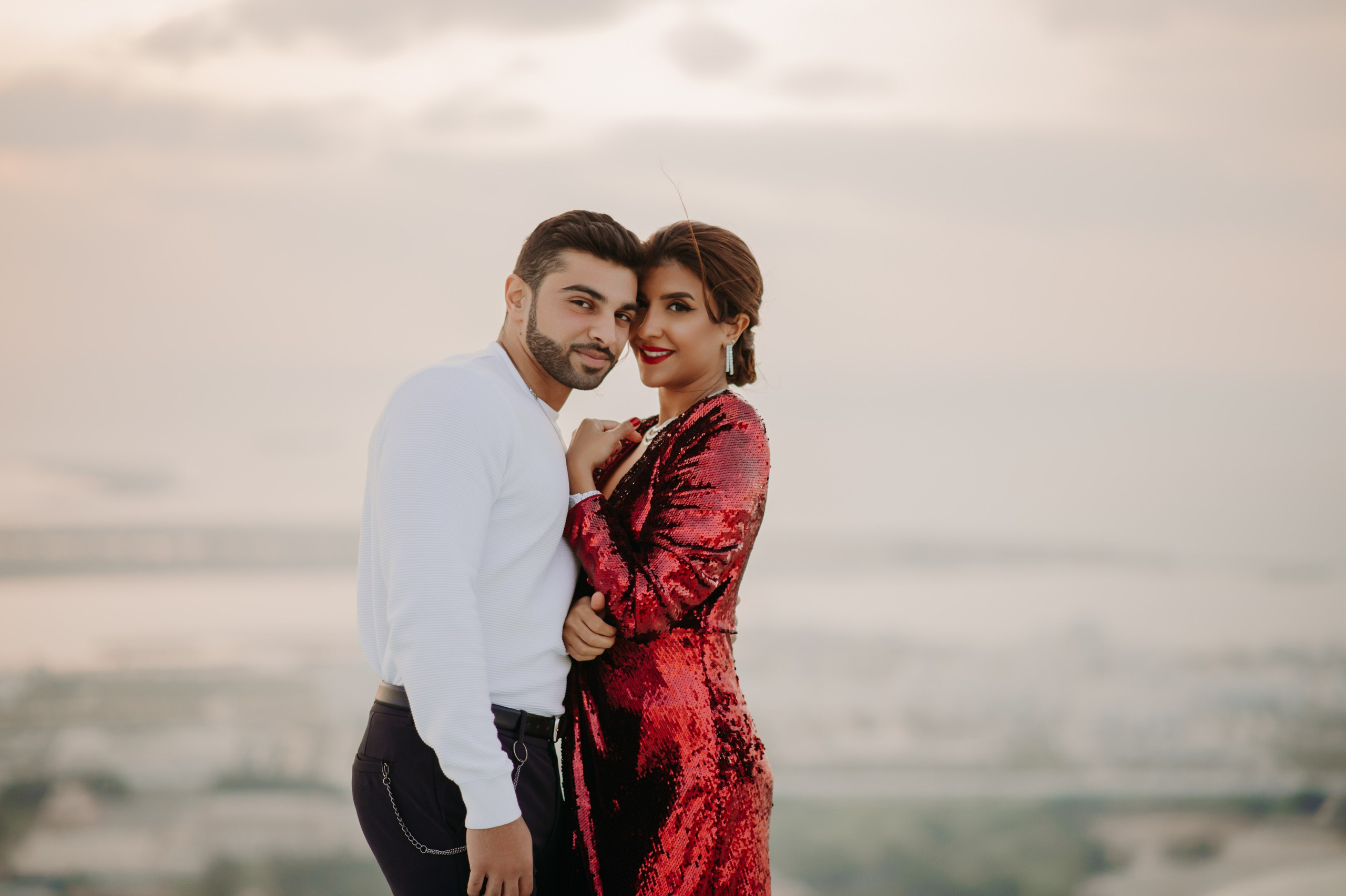 Love Story на высоте (Абу Даби). Фотограф в Москве и Санкт-Петербурге Дарина