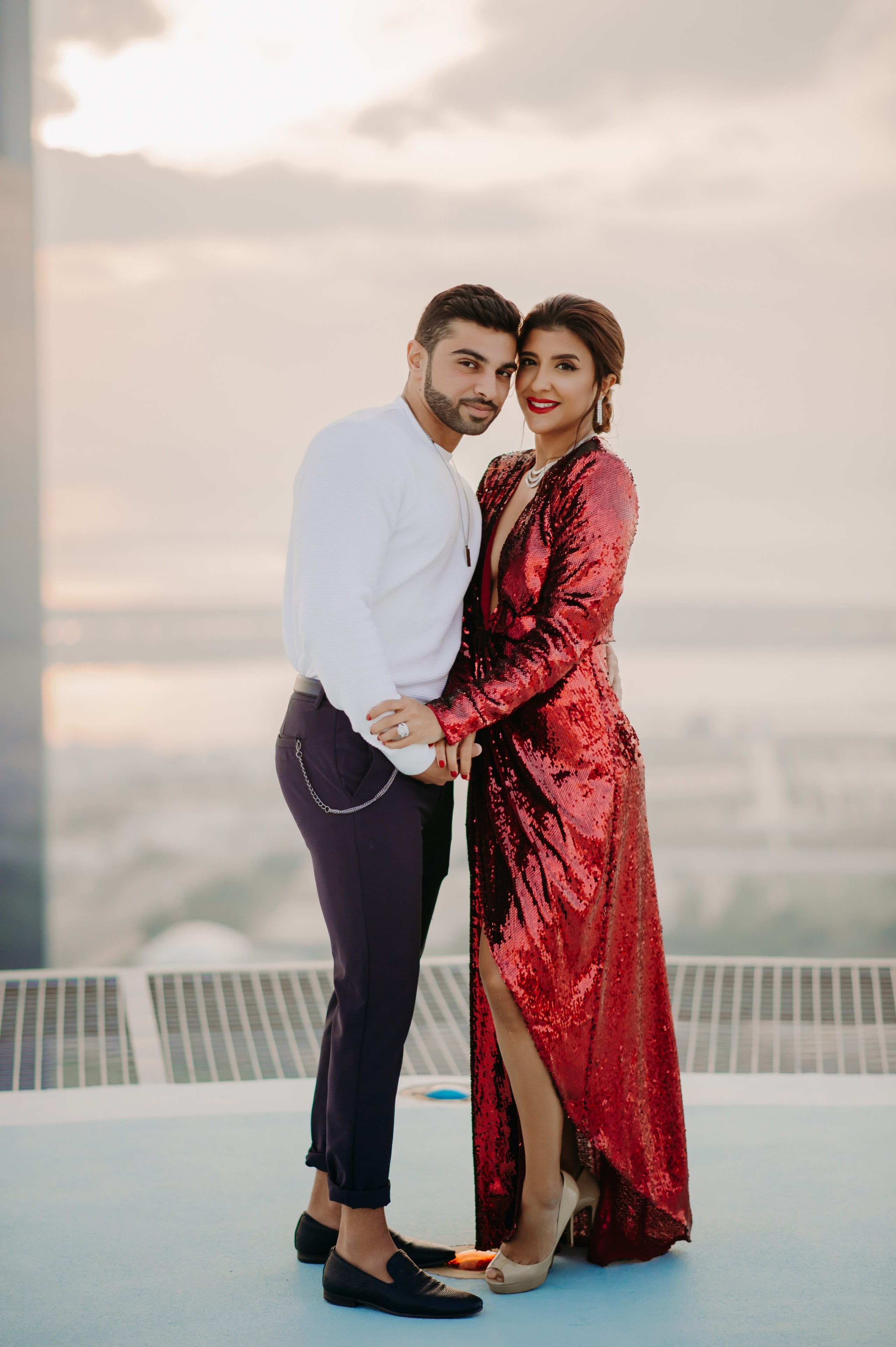 Love Story на высоте (Абу Даби). Фотограф в Москве и Санкт-Петербурге Дарина