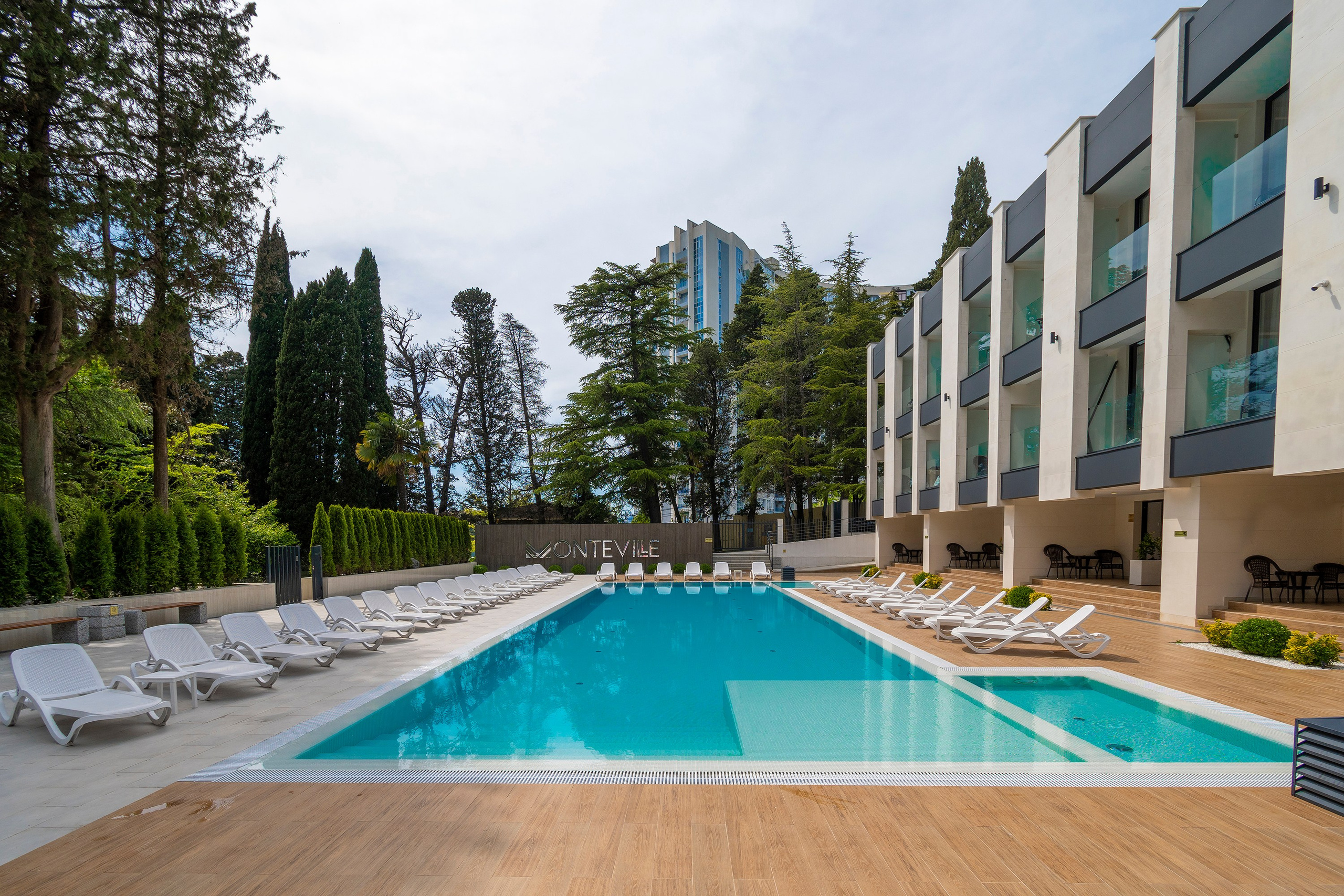 Номер Апарт-отеля Монтевиль. Интерьерный фотограф в Сочи | Роман Сусленко